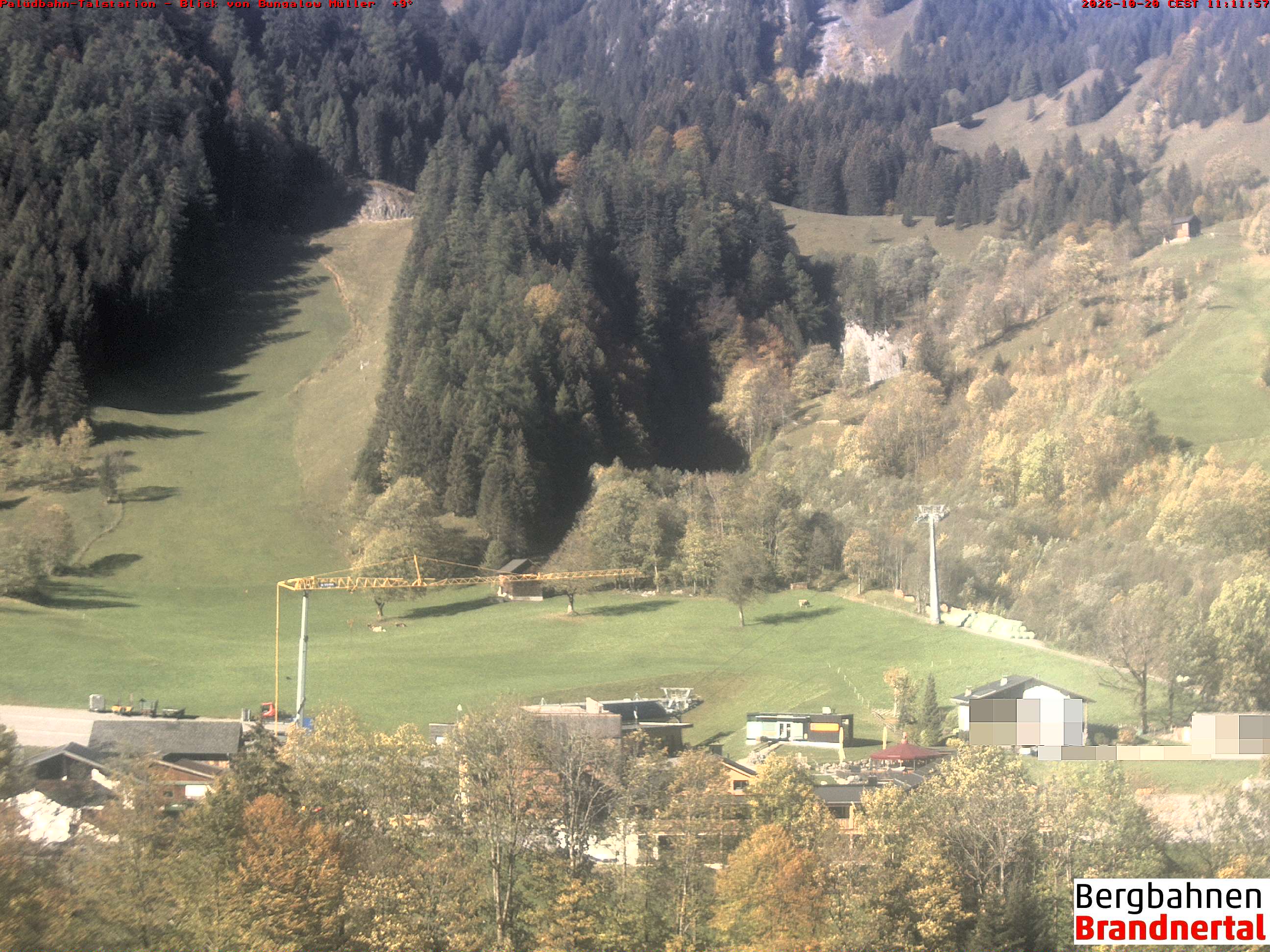 Blick auf Palüdbahn von Bungalow Müller