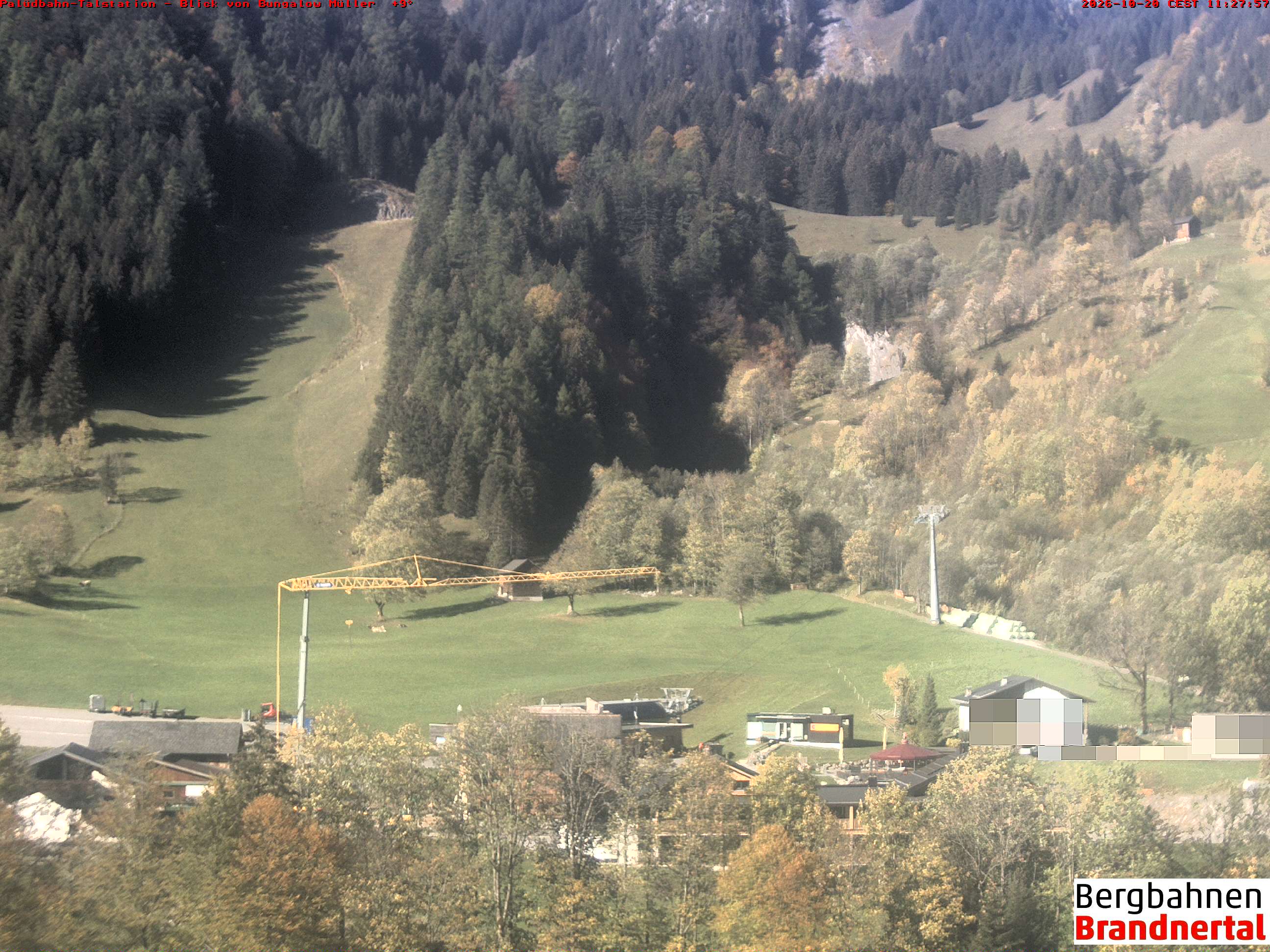 Blick auf Palüdbahn von Bungalow Müller
