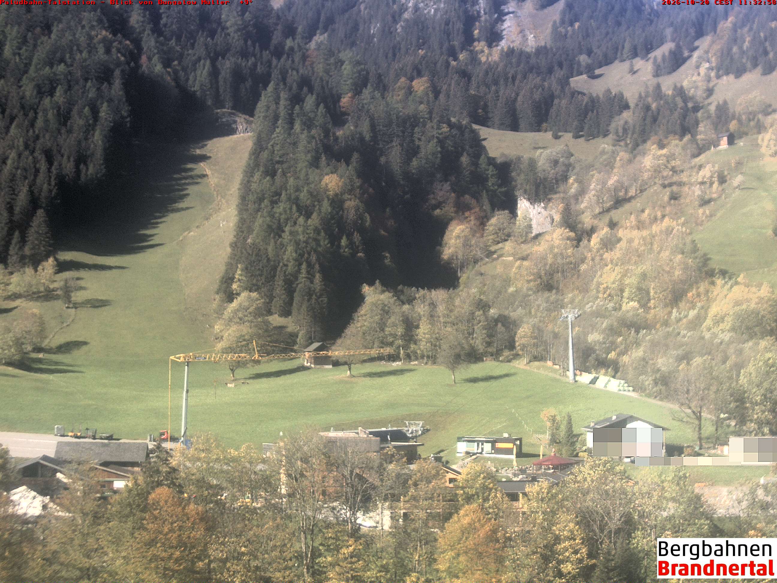 Blick auf Palüdbahn von Bungalow Müller