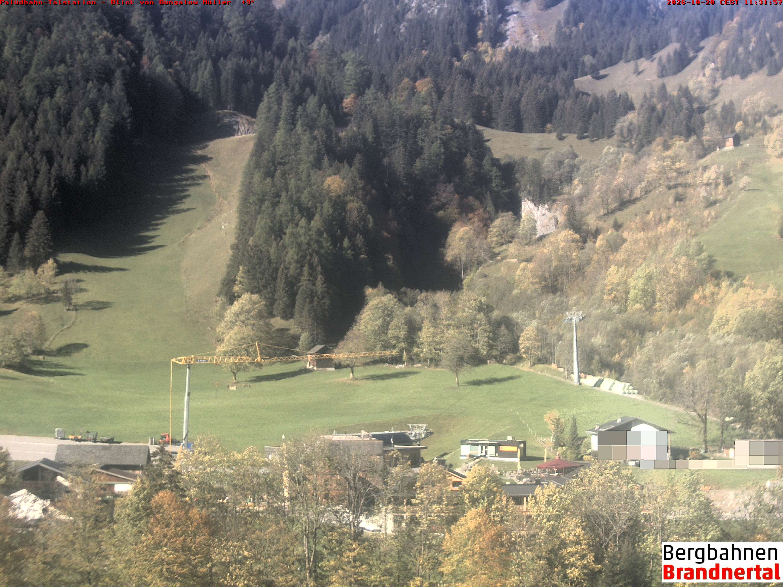 Blick auf Palüdbahn von Bungalow Müller