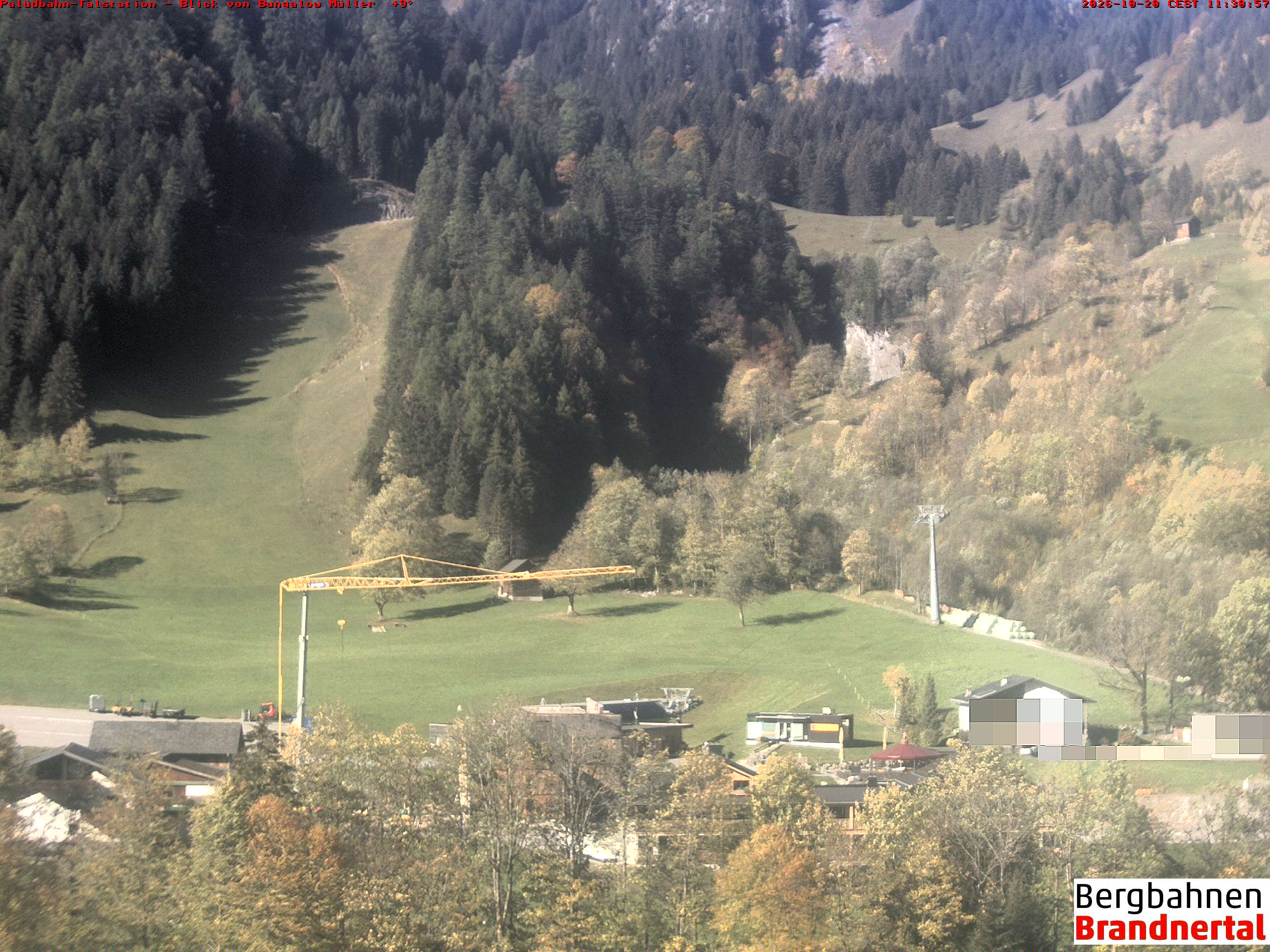 Blick auf Palüdbahn von Bungalow Müller