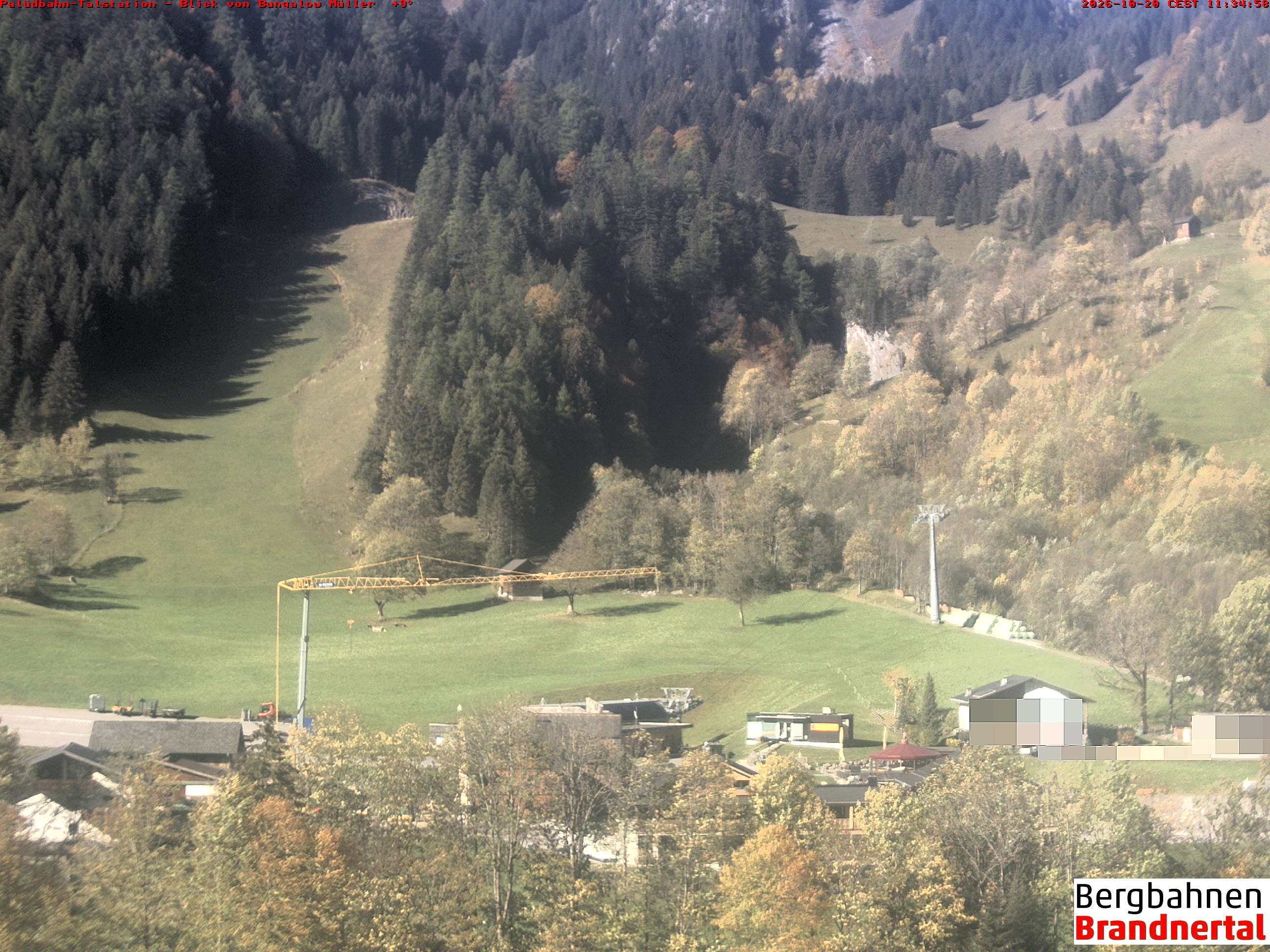 Blick auf Palüdbahn von Bungalow Müller