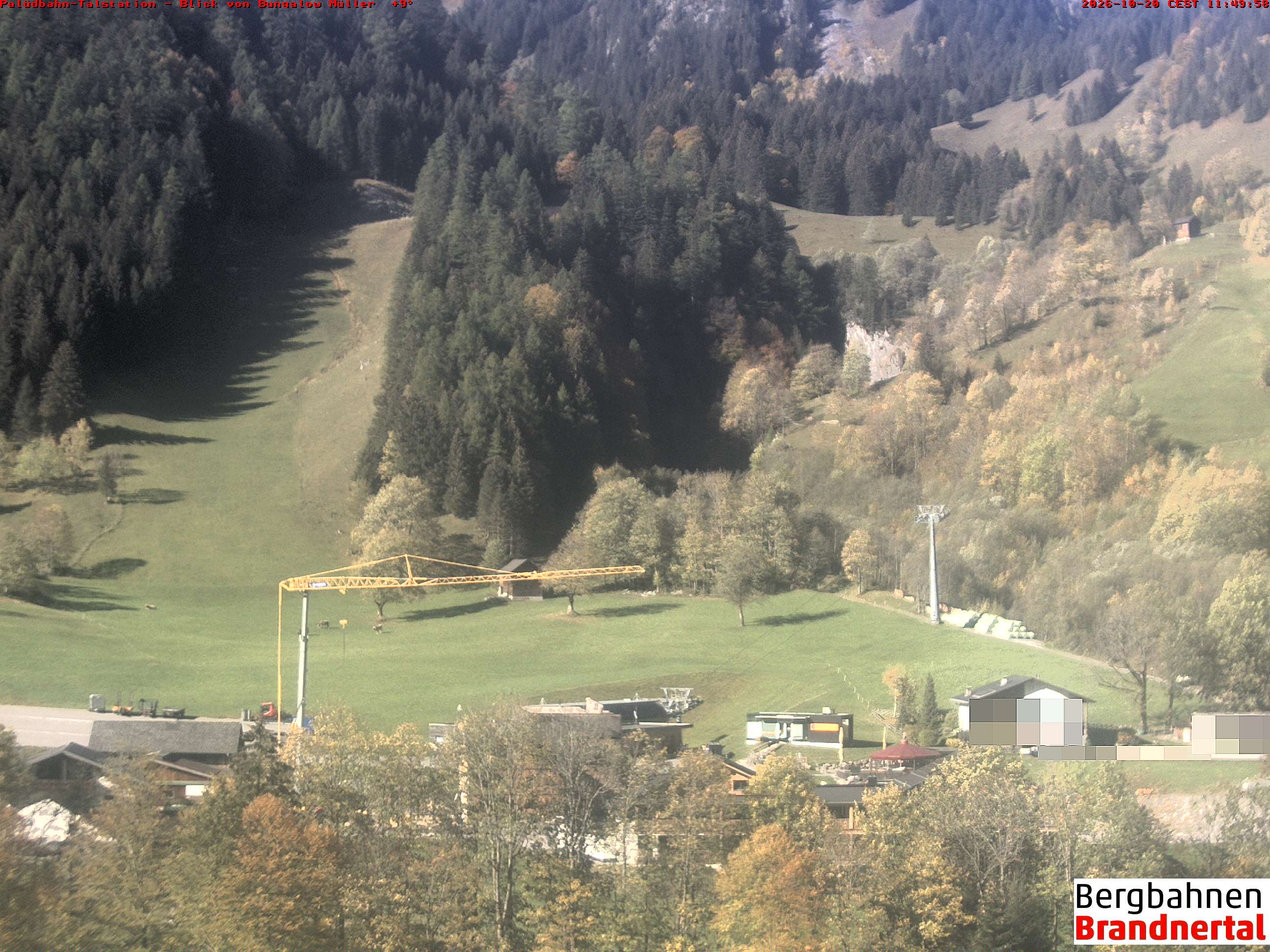 Blick auf Palüdbahn von Bungalow Müller