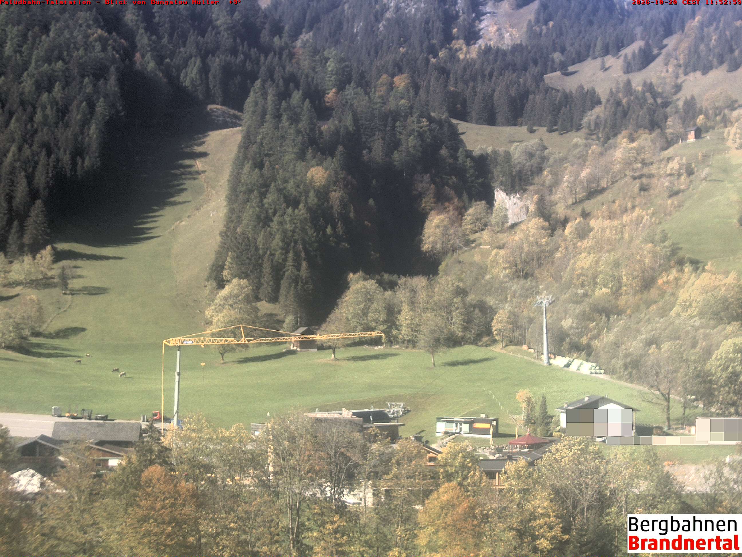 Blick auf Palüdbahn von Bungalow Müller