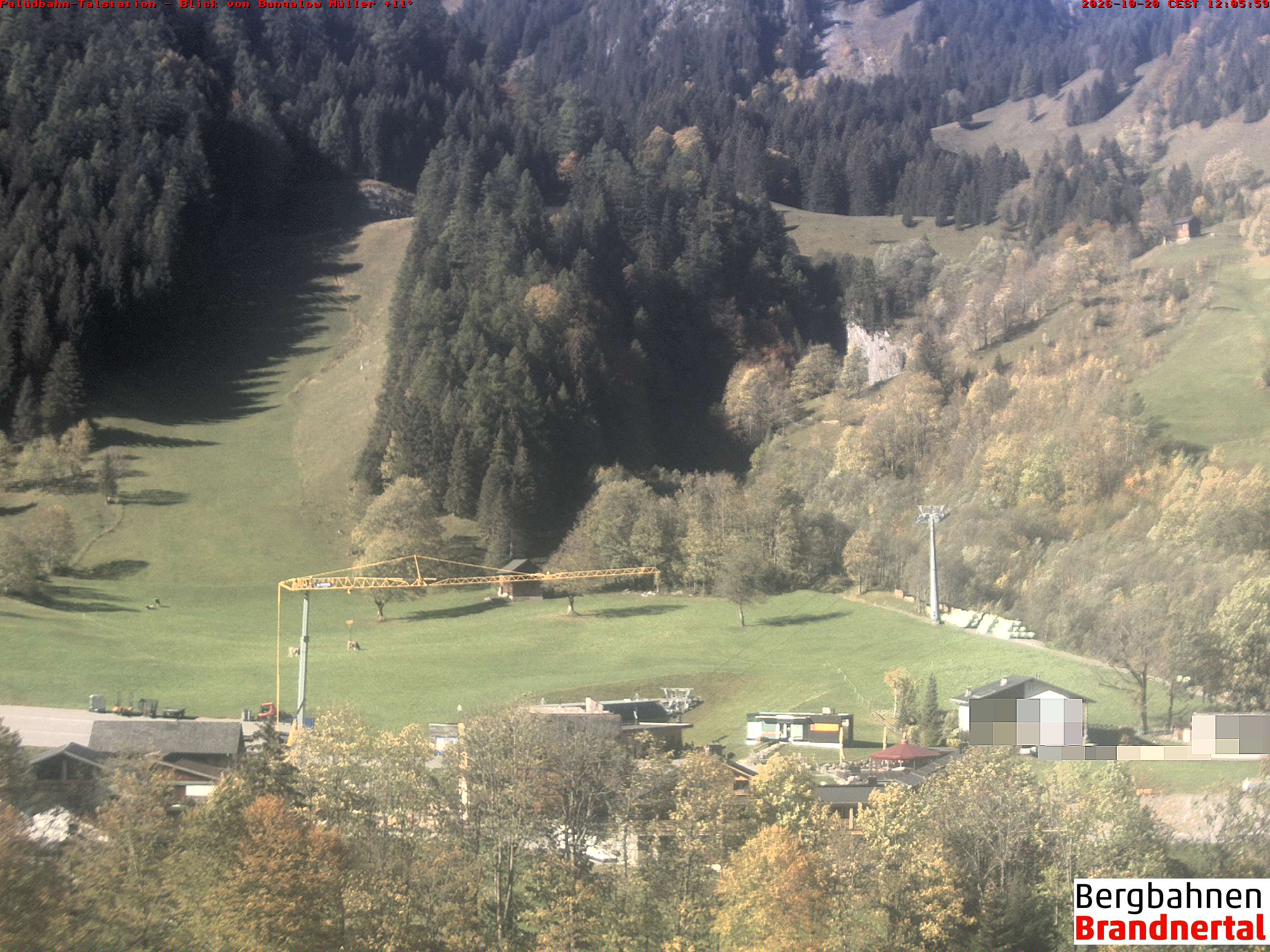Blick auf Palüdbahn von Bungalow Müller