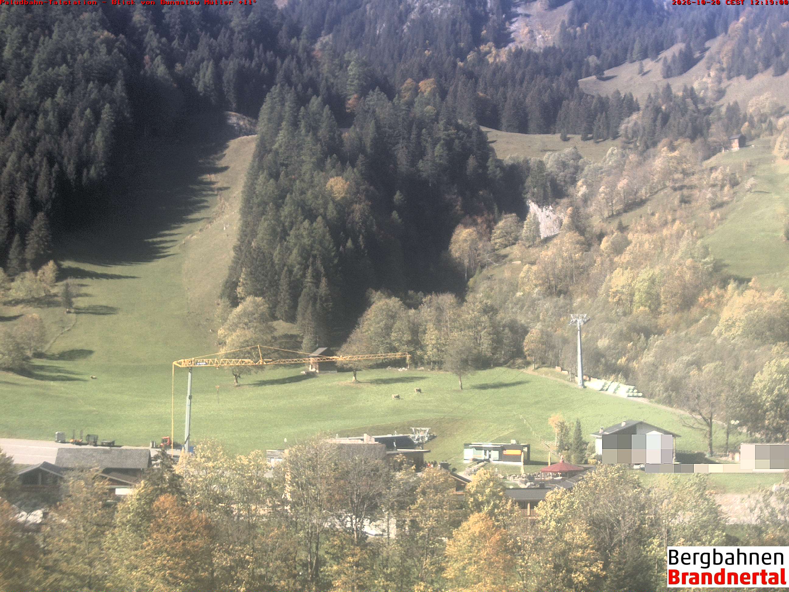 Blick auf Palüdbahn von Bungalow Müller