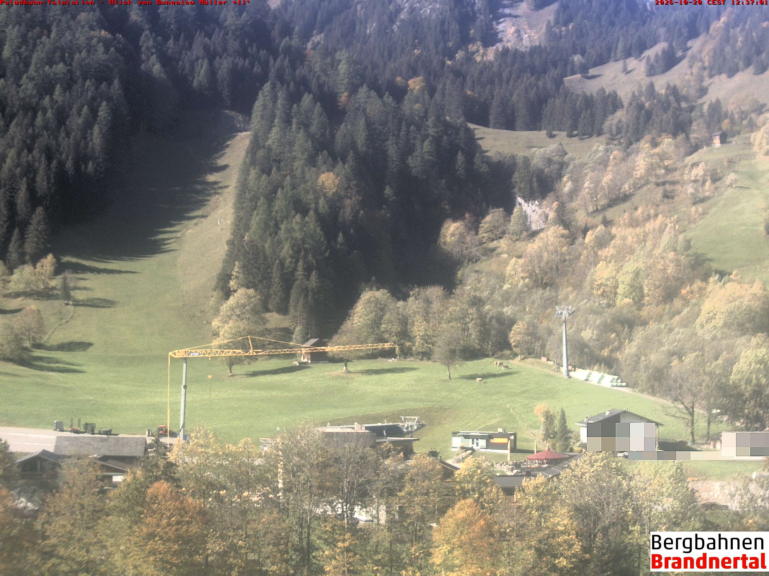Blick auf Palüdbahn von Bungalow Müller