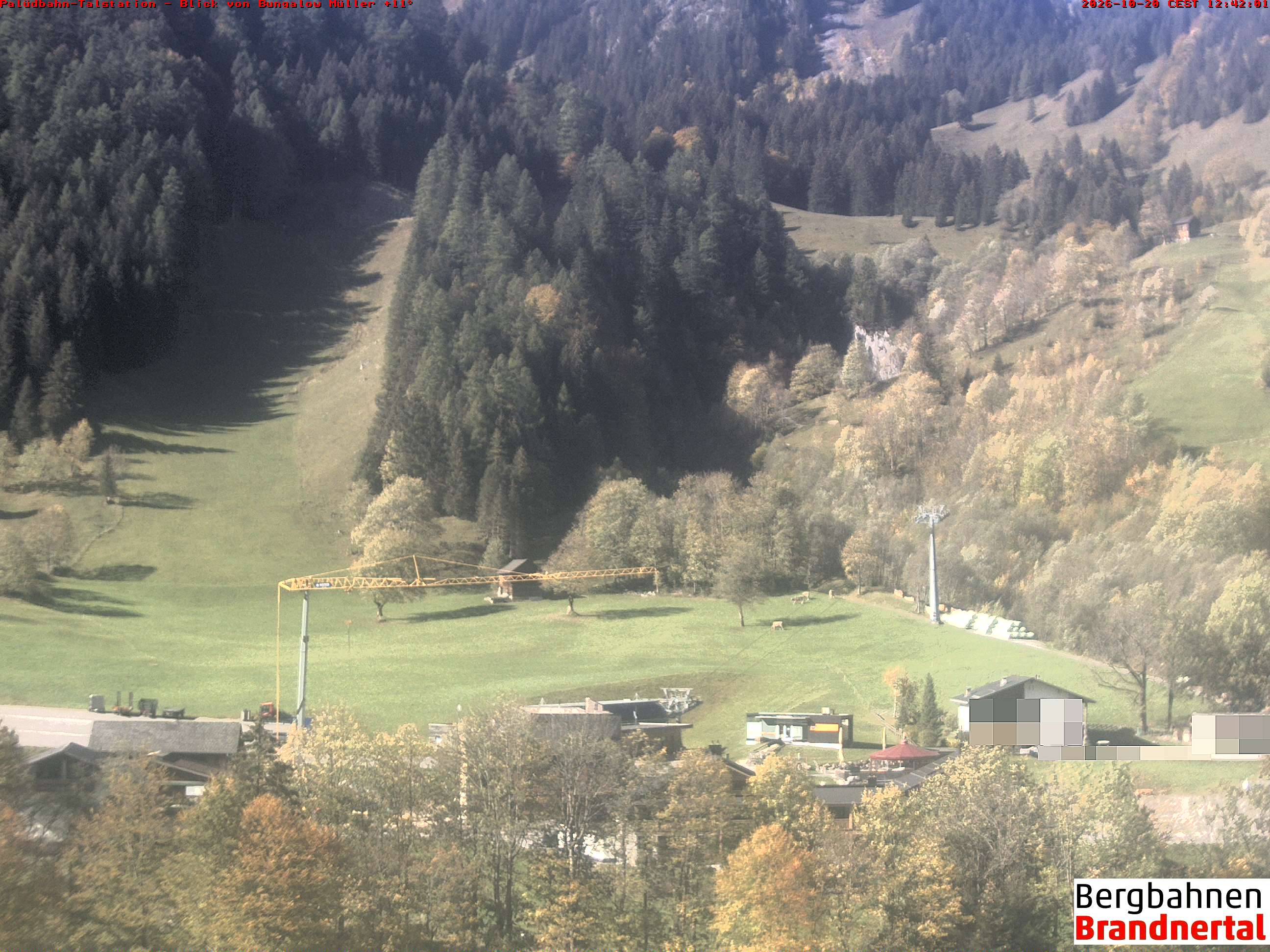 Blick auf Palüdbahn von Bungalow Müller
