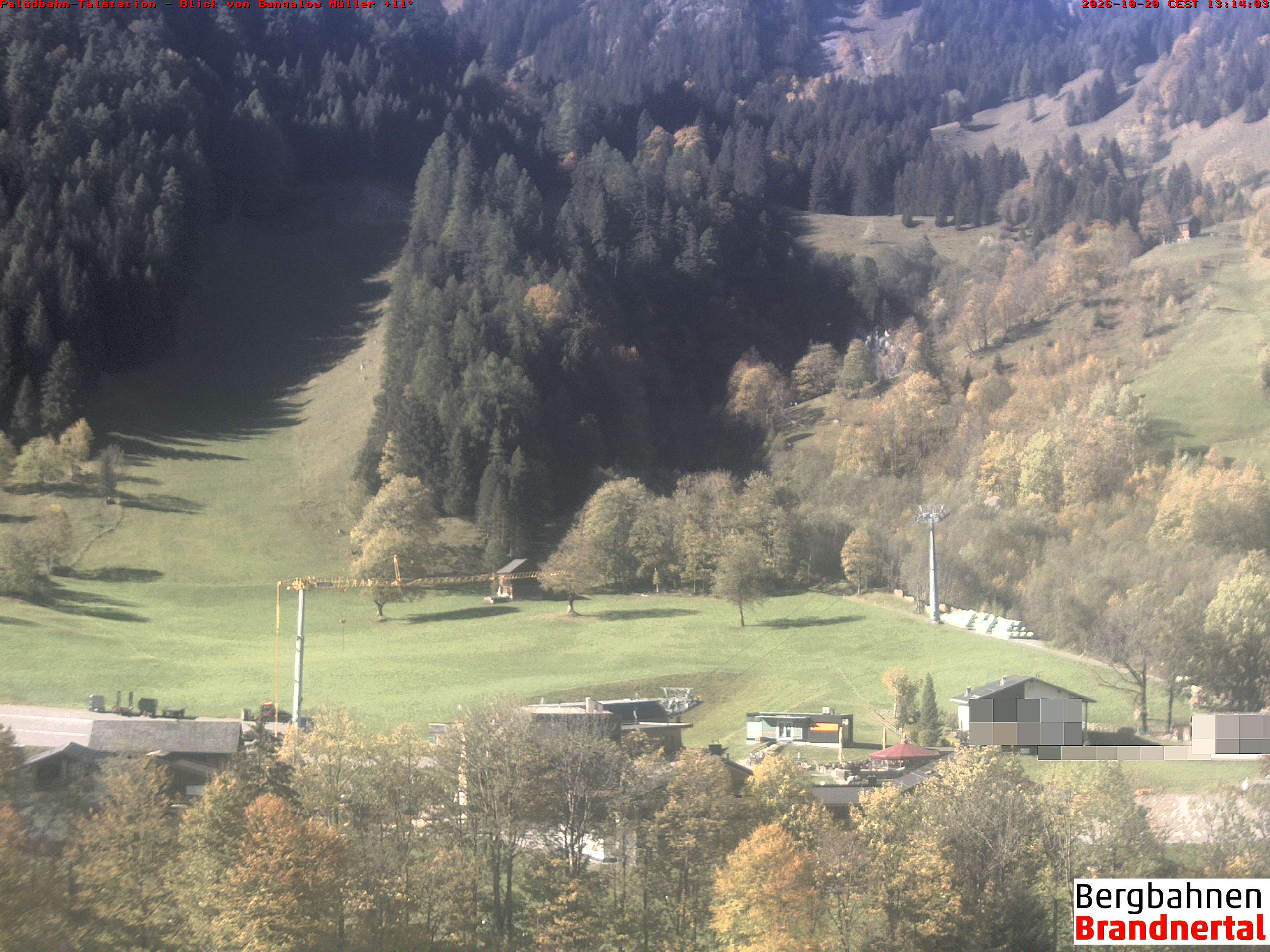 Blick auf Palüdbahn von Bungalow Müller