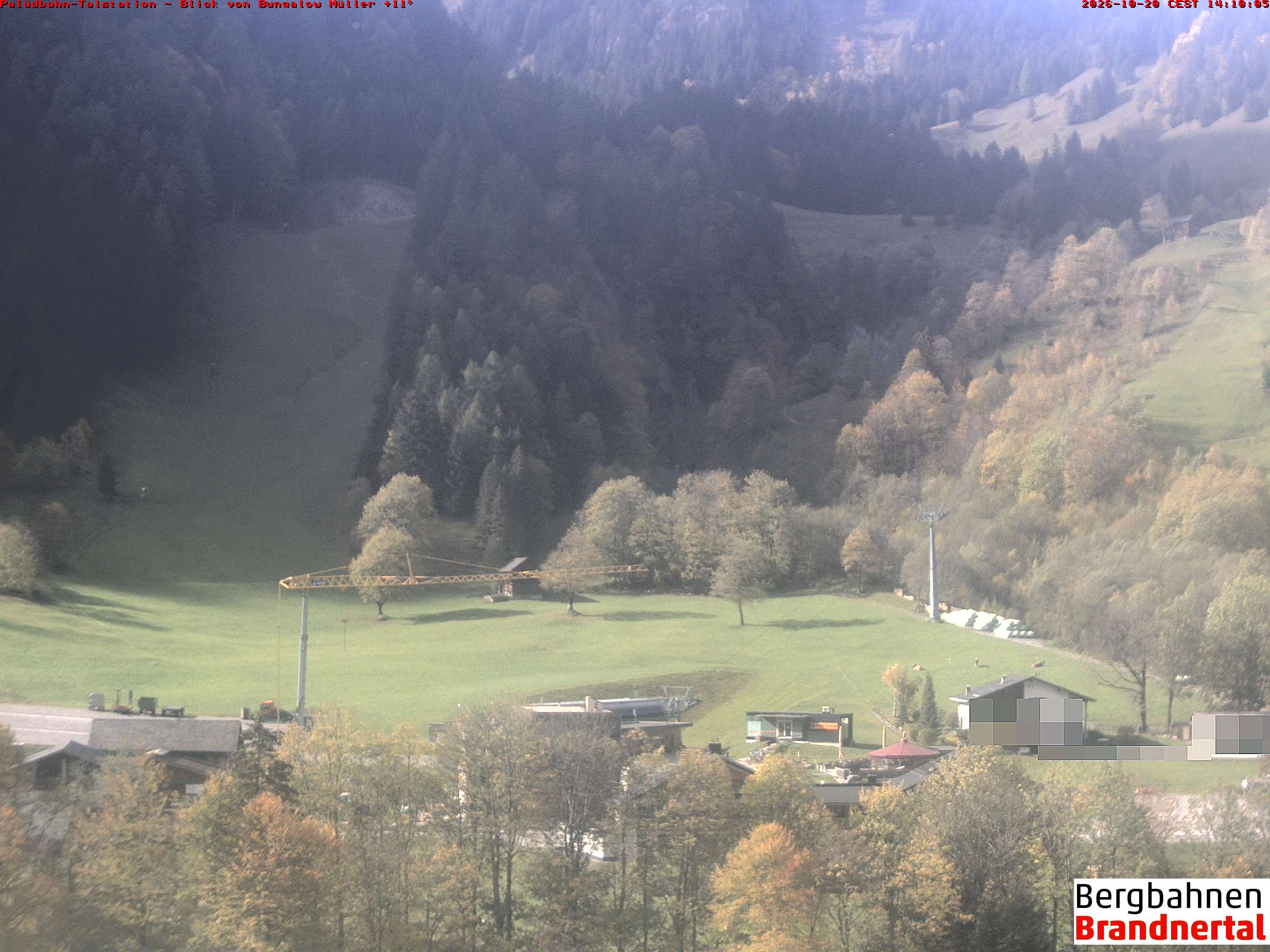 Blick auf Palüdbahn von Bungalow Müller
