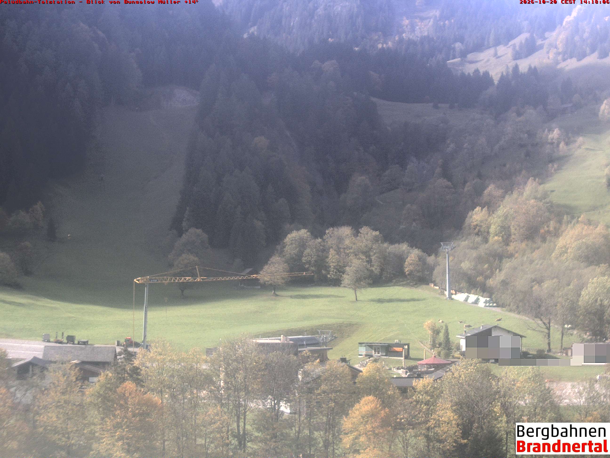 Blick auf Palüdbahn von Bungalow Müller