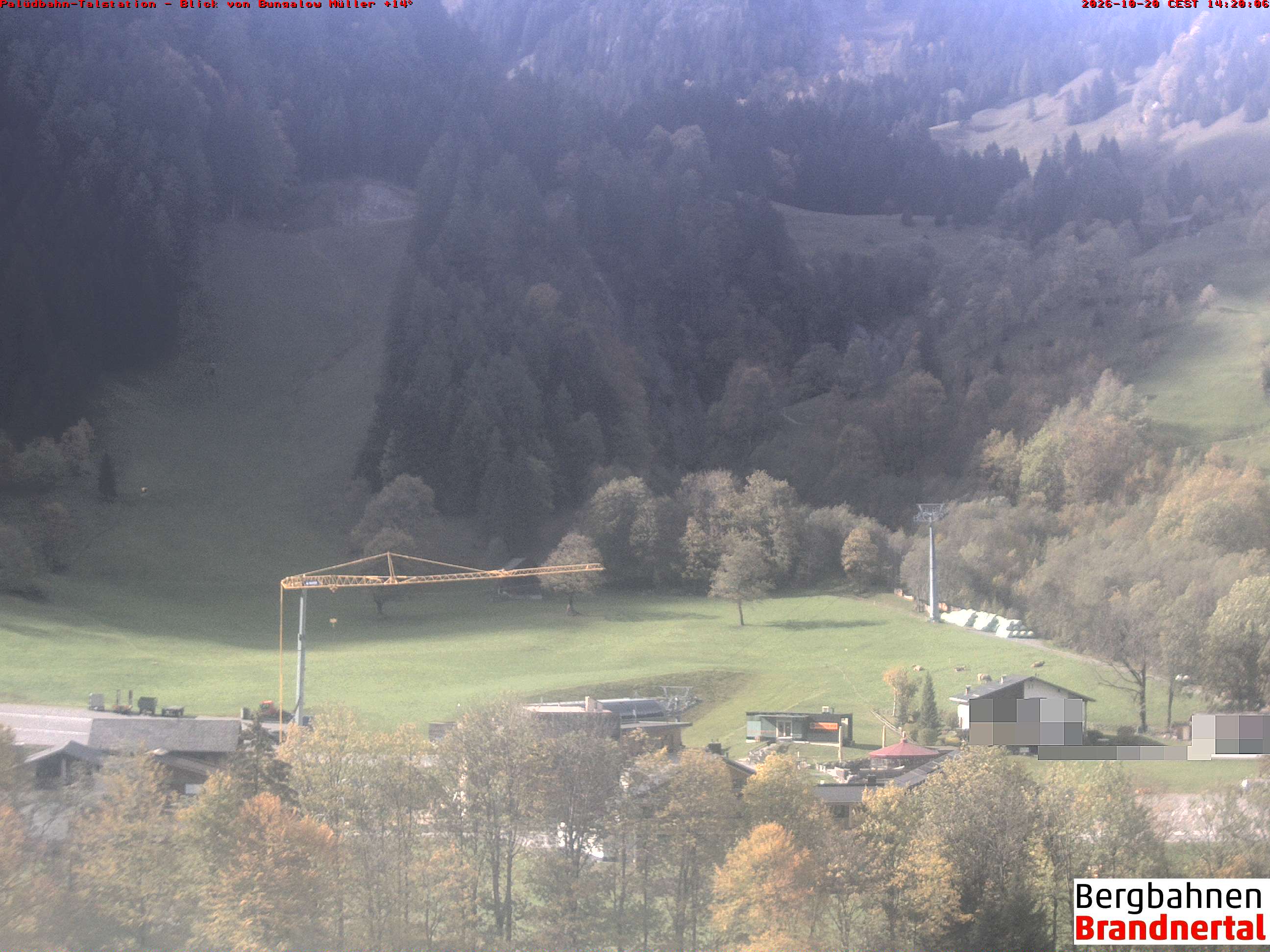 Blick auf Palüdbahn von Bungalow Müller