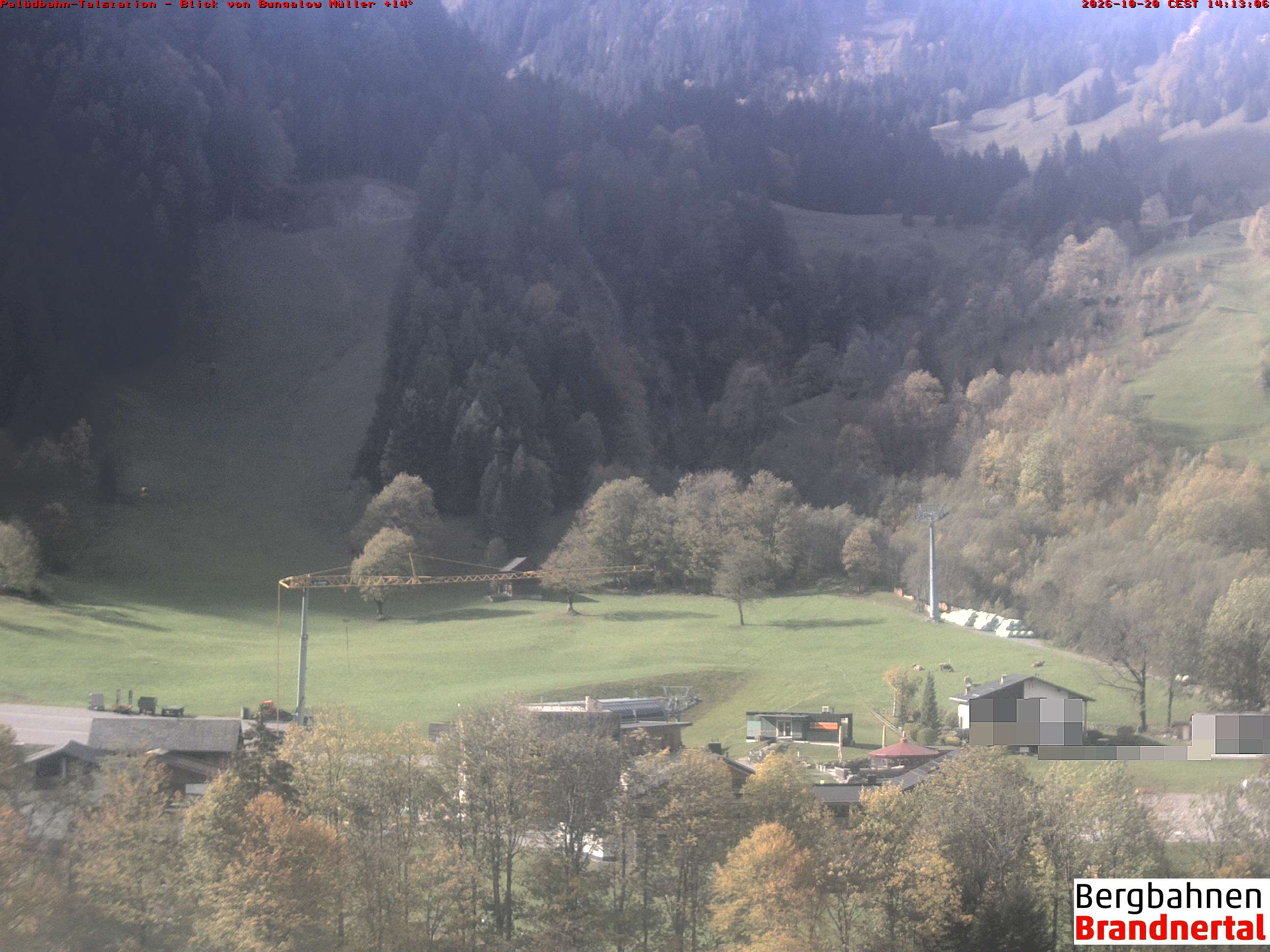 Blick auf Palüdbahn von Bungalow Müller