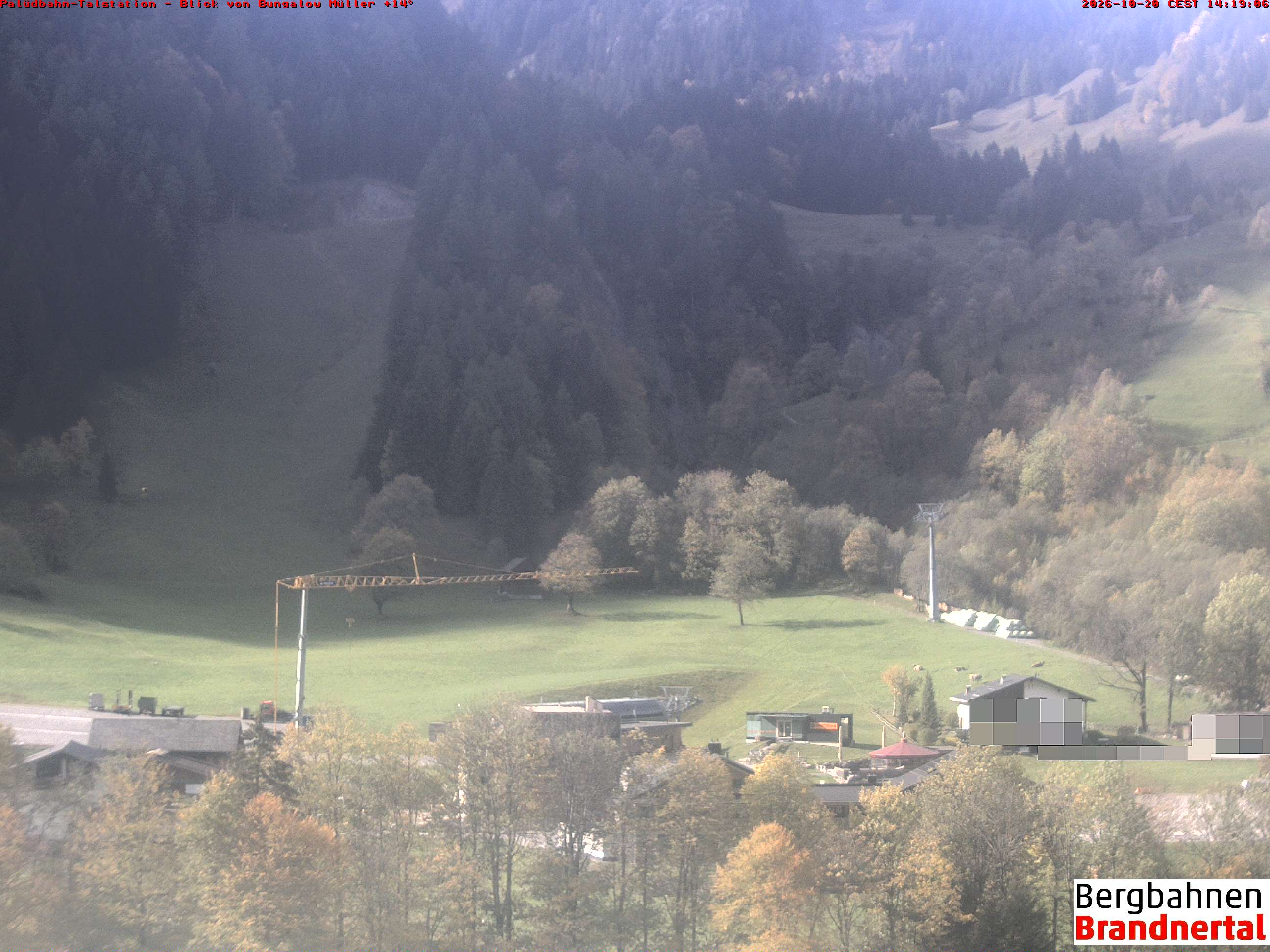 Blick auf Palüdbahn von Bungalow Müller