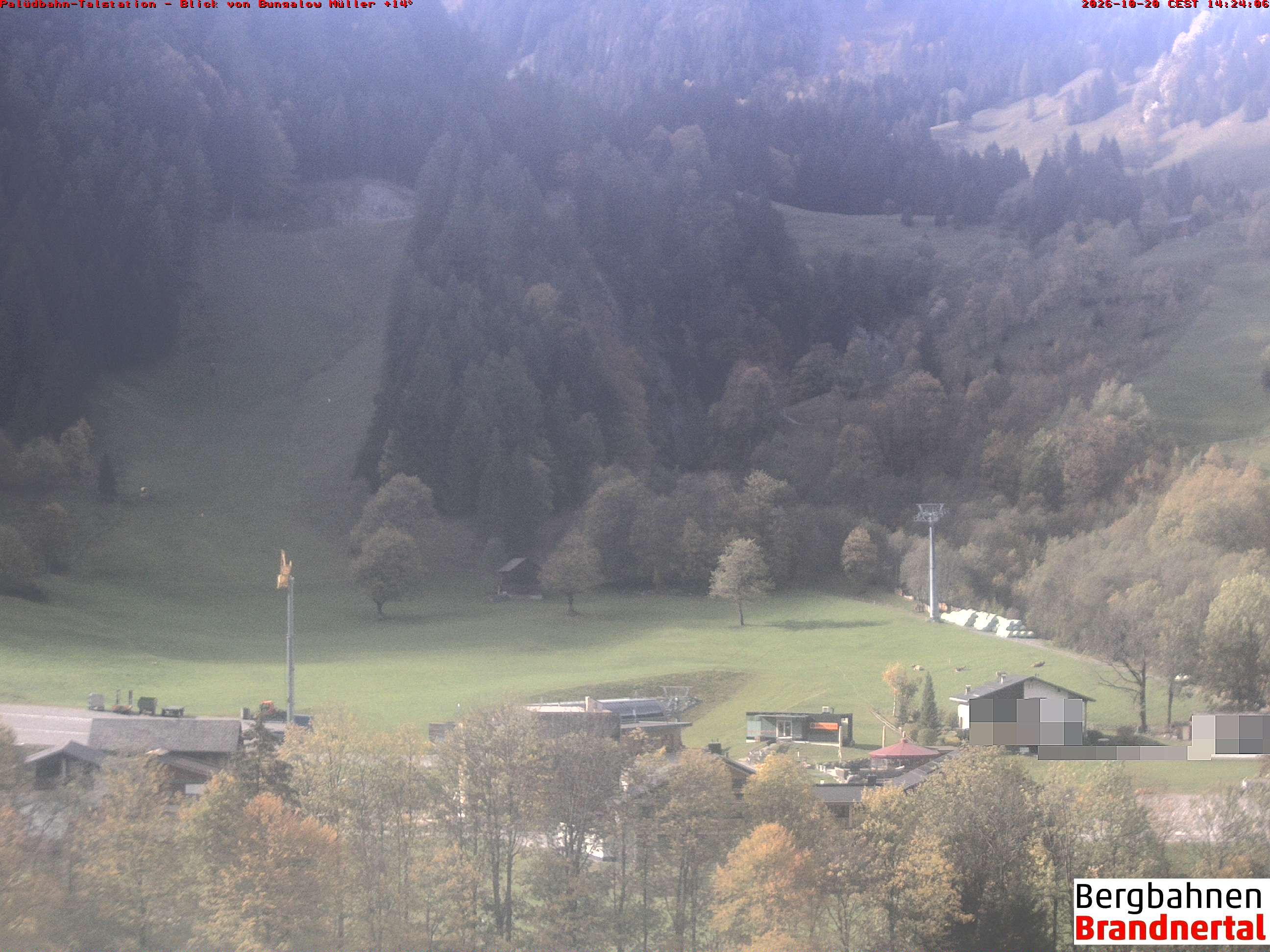 Blick auf Palüdbahn von Bungalow Müller