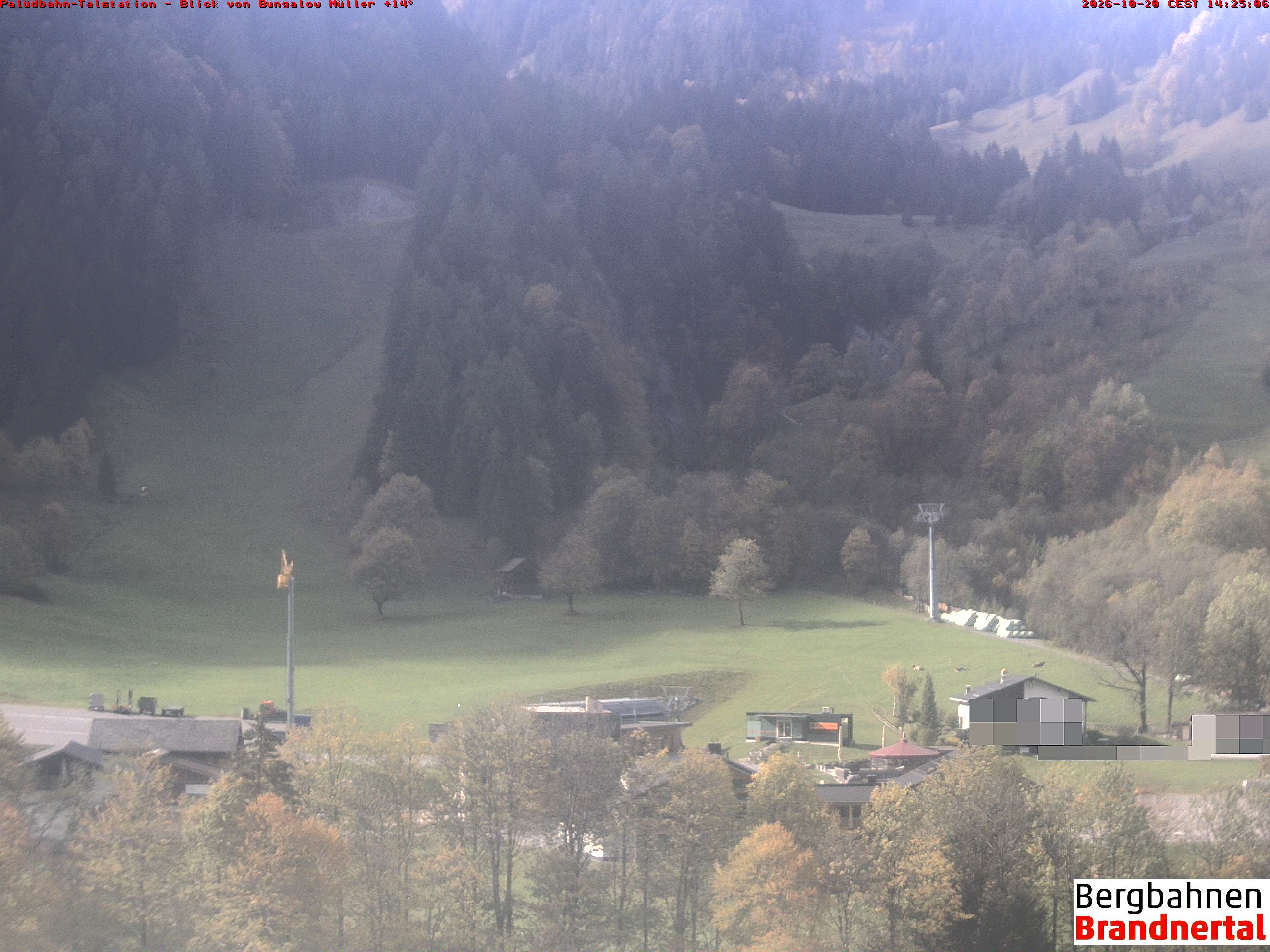 Blick auf Palüdbahn von Bungalow Müller