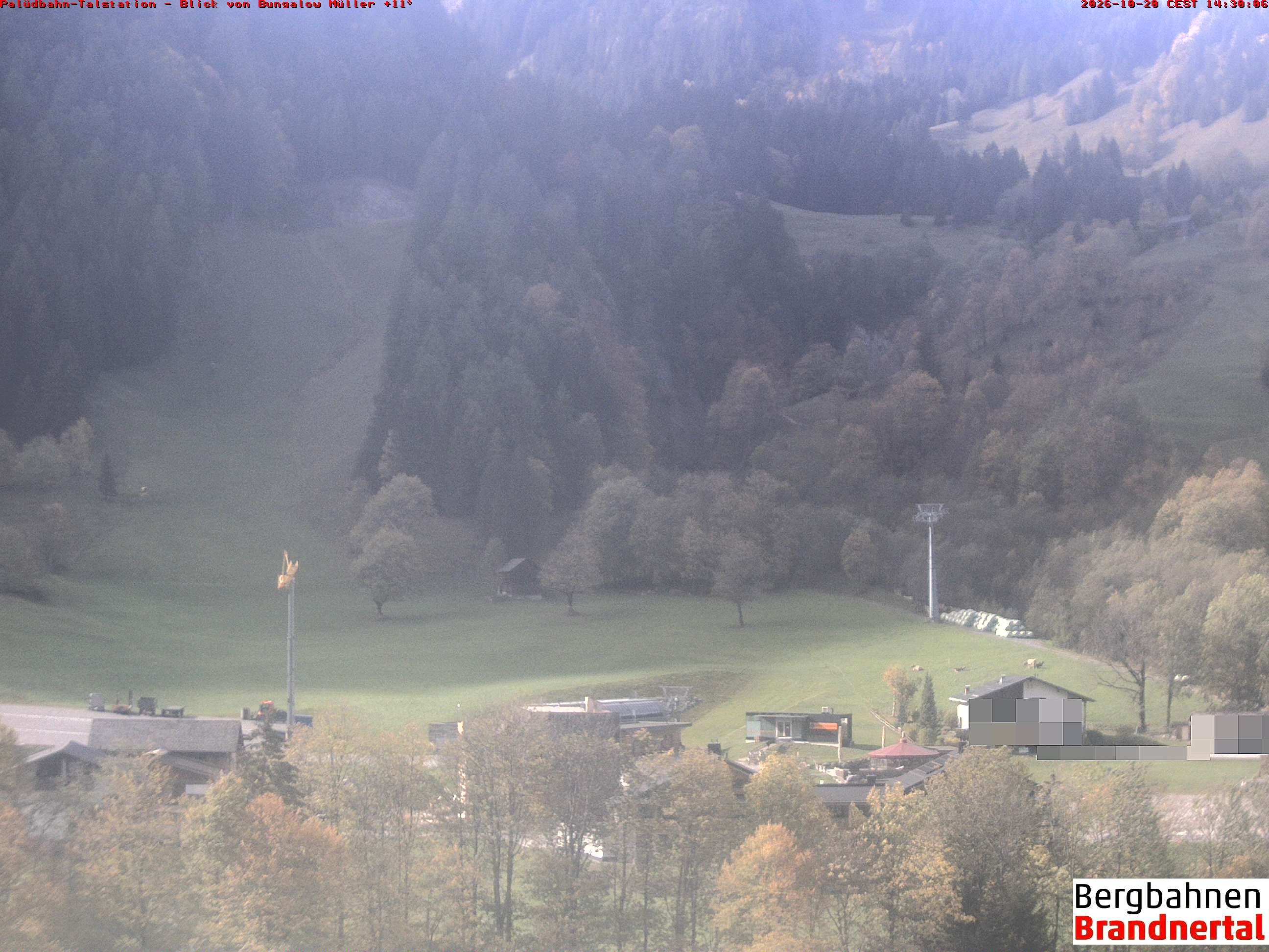 Blick auf Palüdbahn von Bungalow Müller