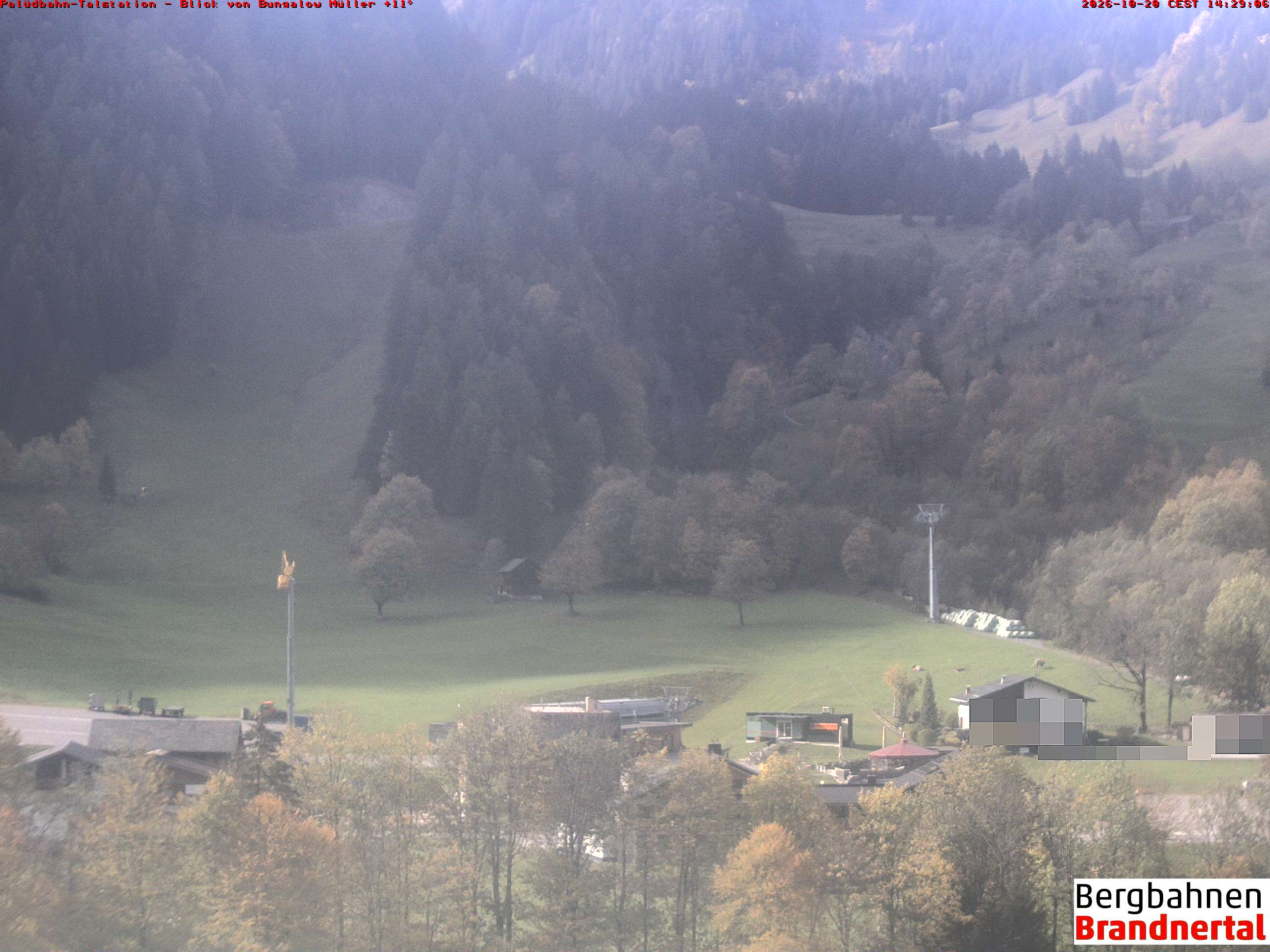 Blick auf Palüdbahn von Bungalow Müller