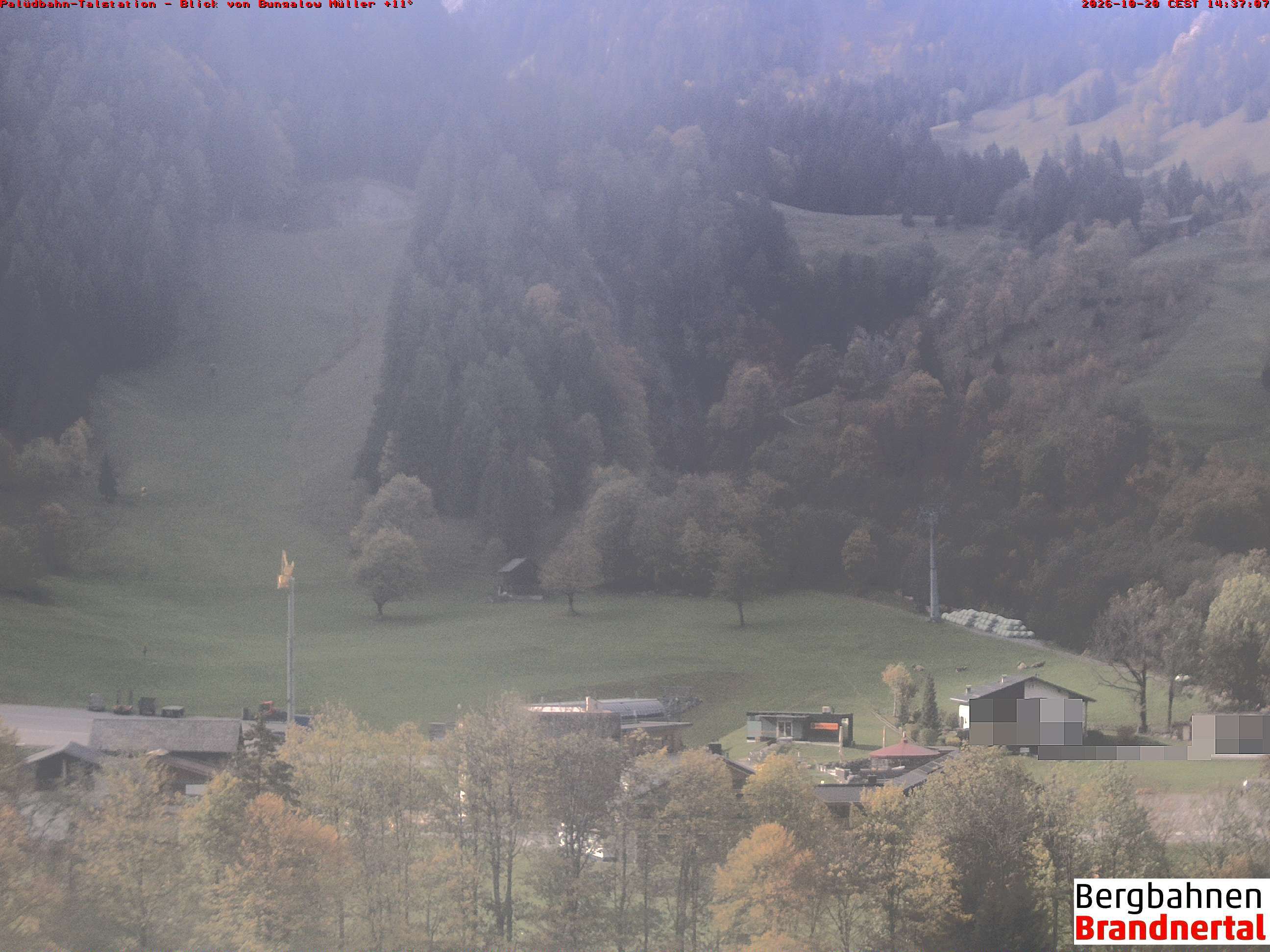 Blick auf Palüdbahn von Bungalow Müller
