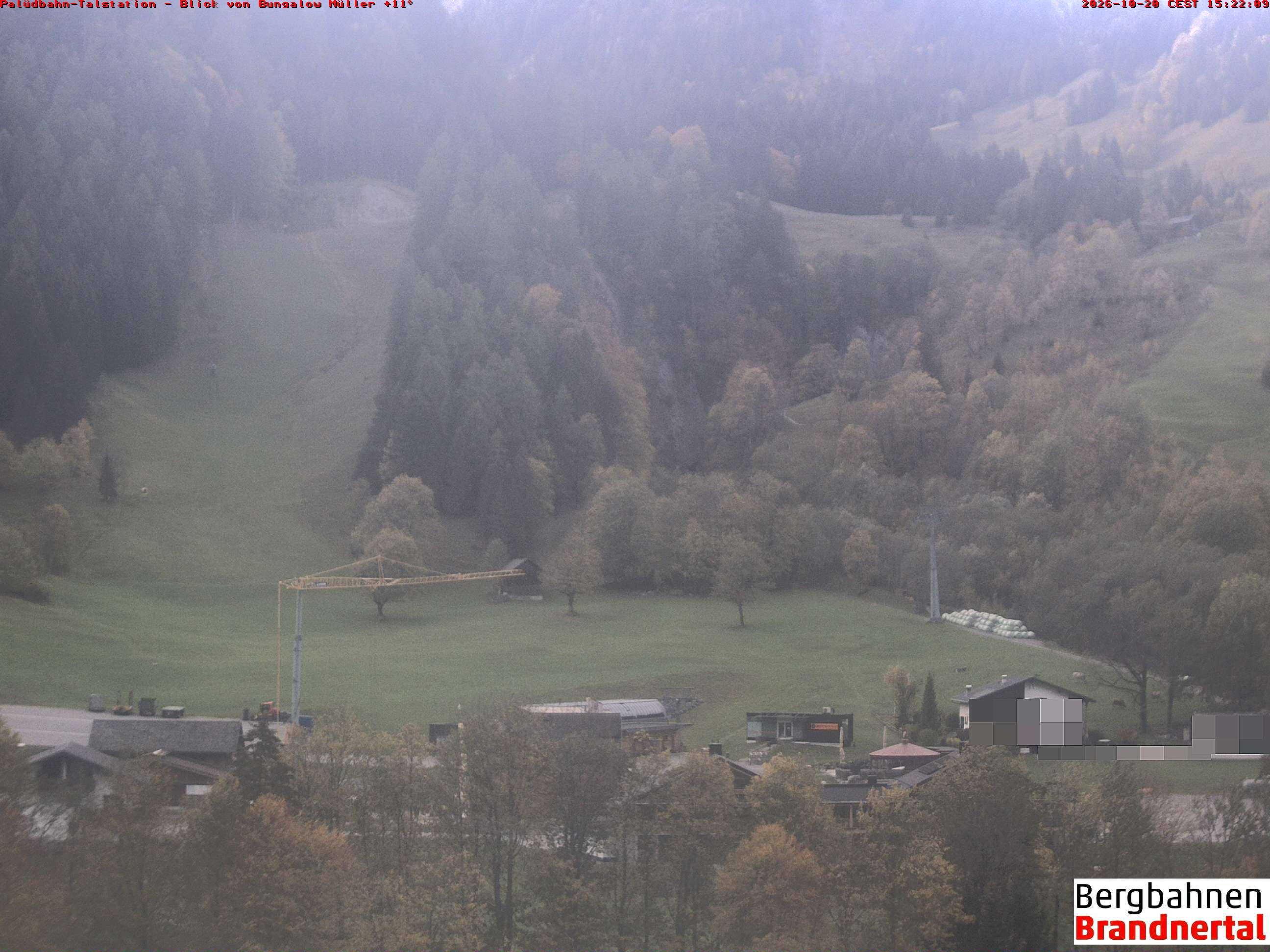Blick auf Palüdbahn von Bungalow Müller