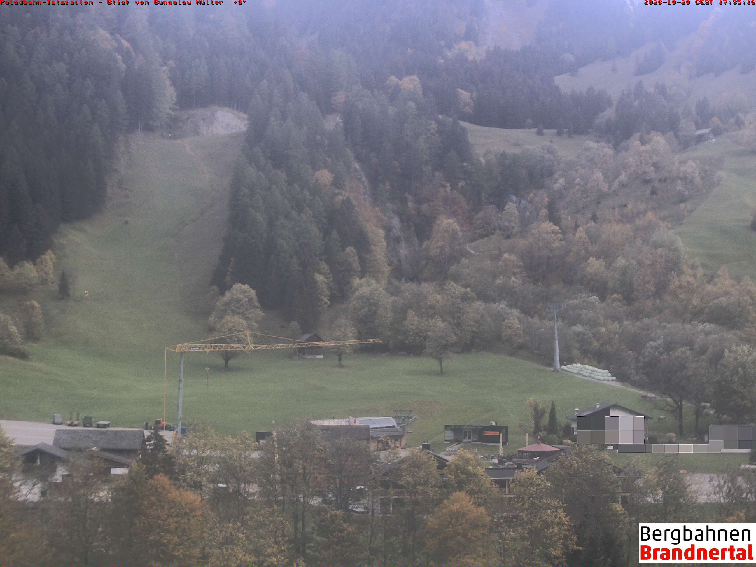 Blick auf Palüdbahn von Bungalow Müller
