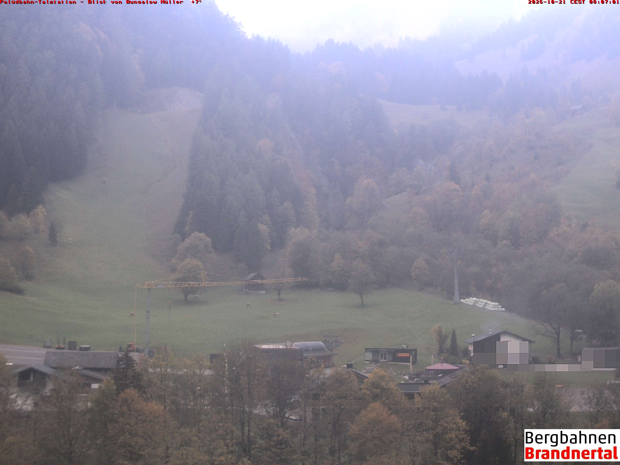 Blick auf Palüdbahn von Bungalow Müller