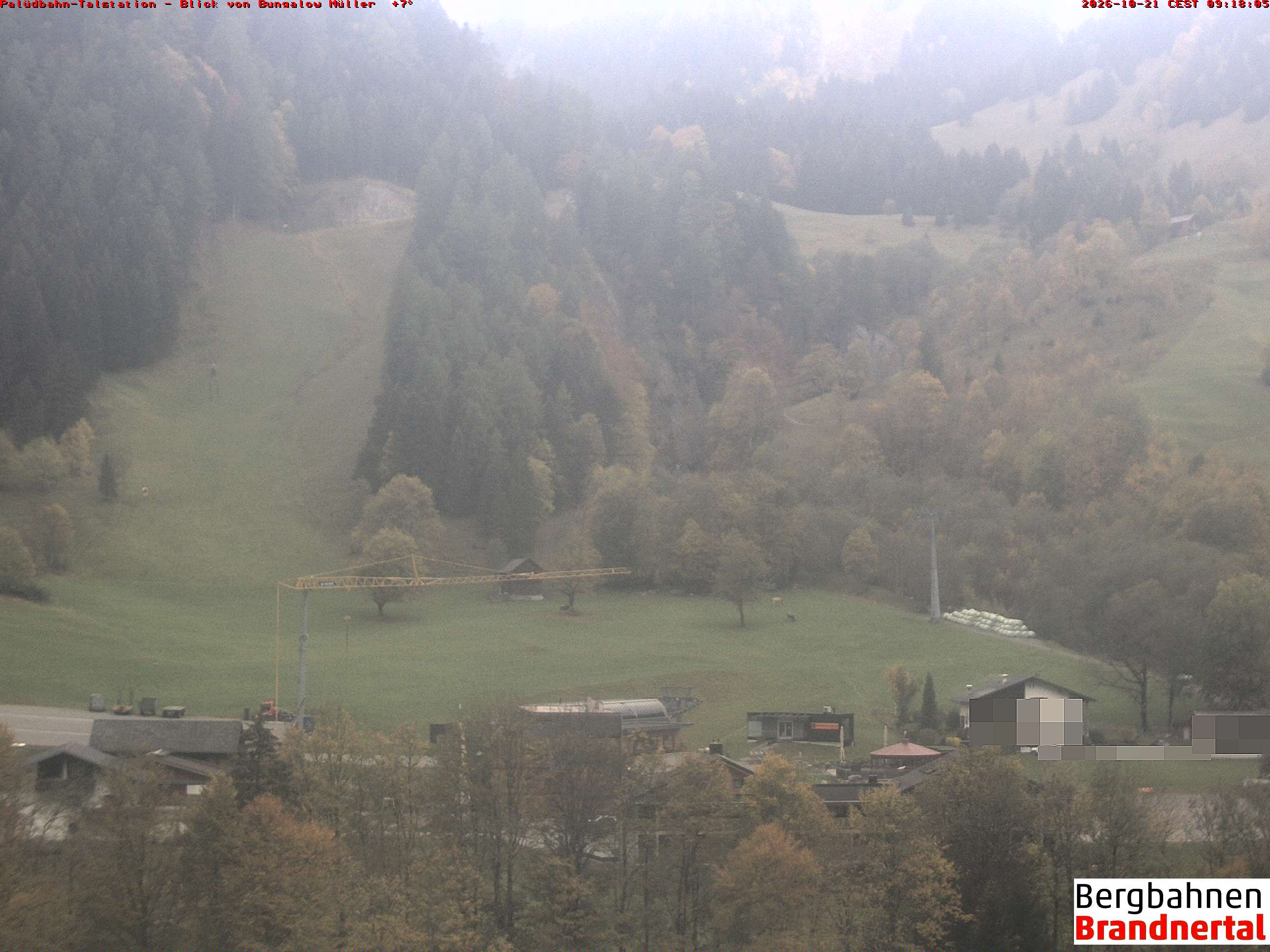 Blick auf Palüdbahn von Bungalow Müller