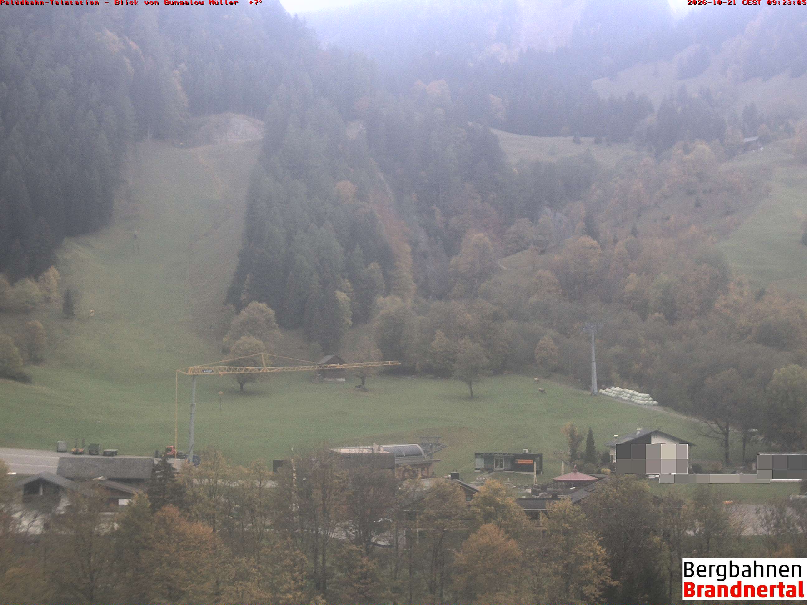 Blick auf Palüdbahn von Bungalow Müller