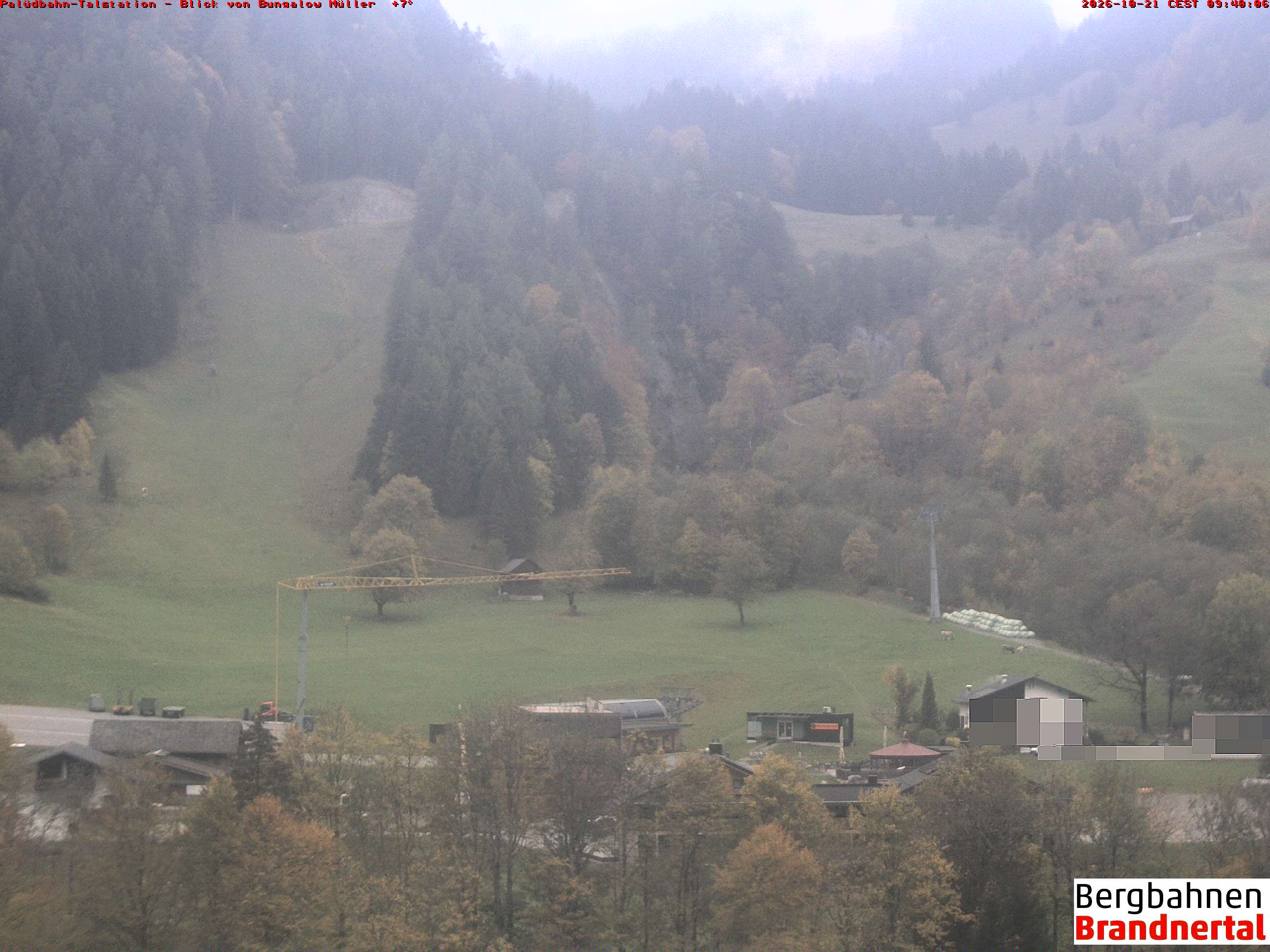 Blick auf Palüdbahn von Bungalow Müller