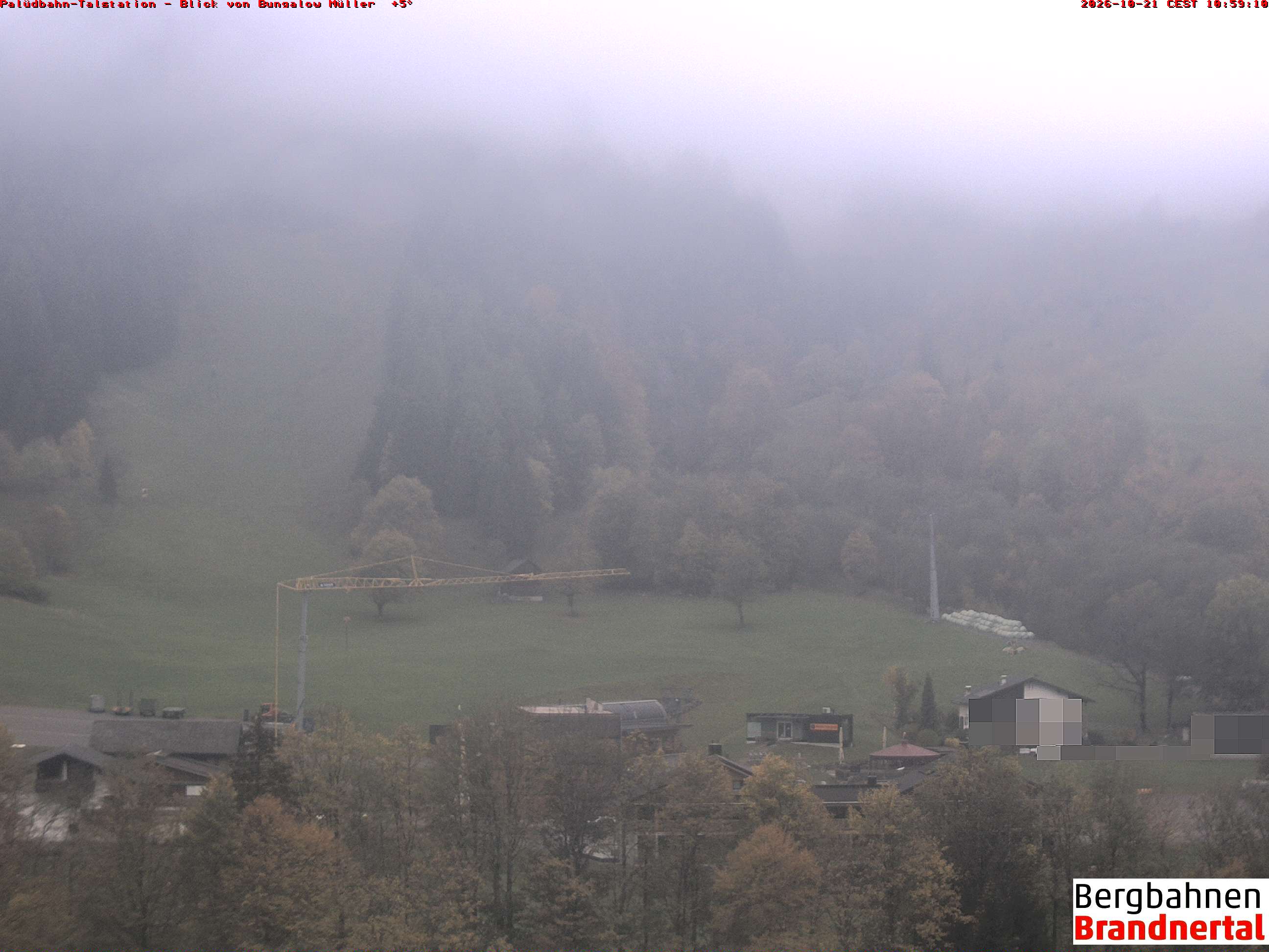 Blick auf Palüdbahn von Bungalow Müller