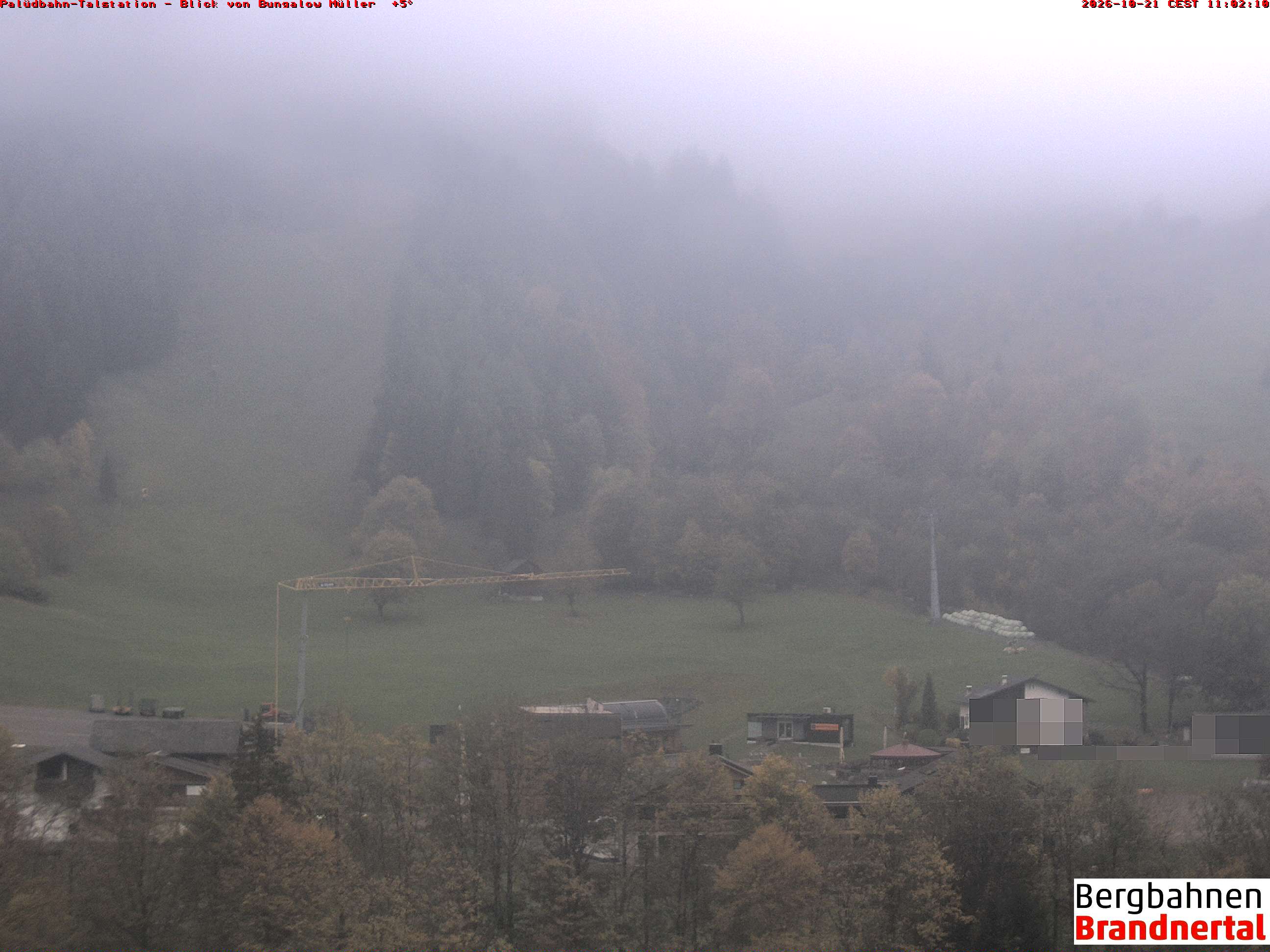 Blick auf Palüdbahn von Bungalow Müller