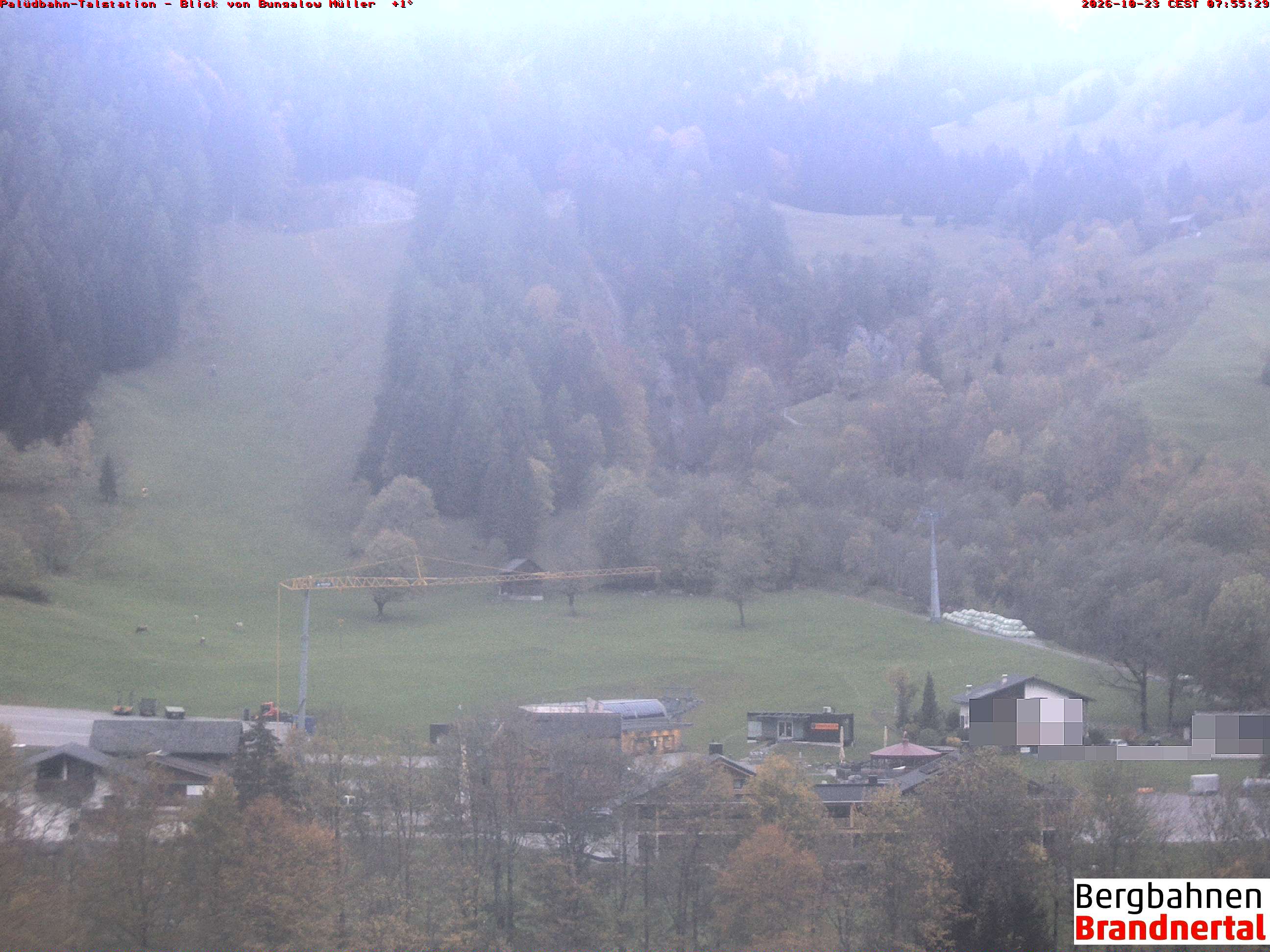 Blick auf Palüdbahn von Bungalow Müller