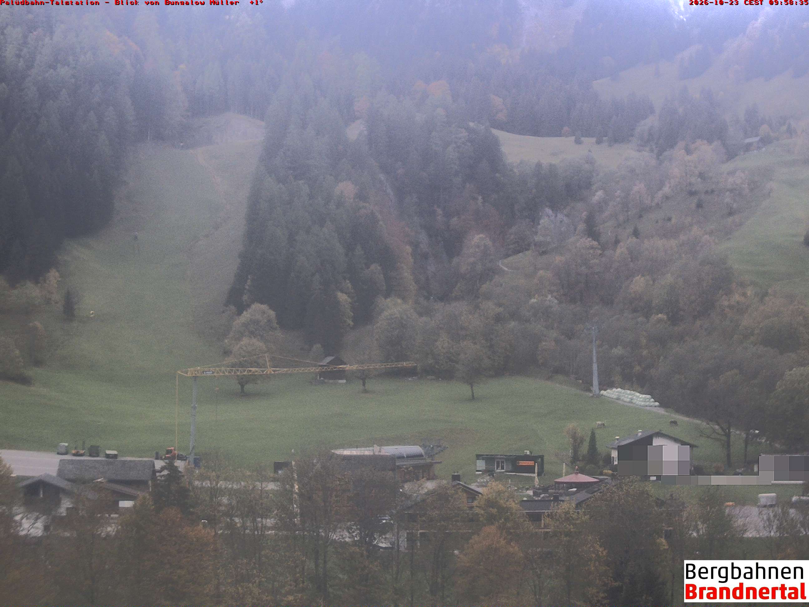 Blick auf Palüdbahn von Bungalow Müller