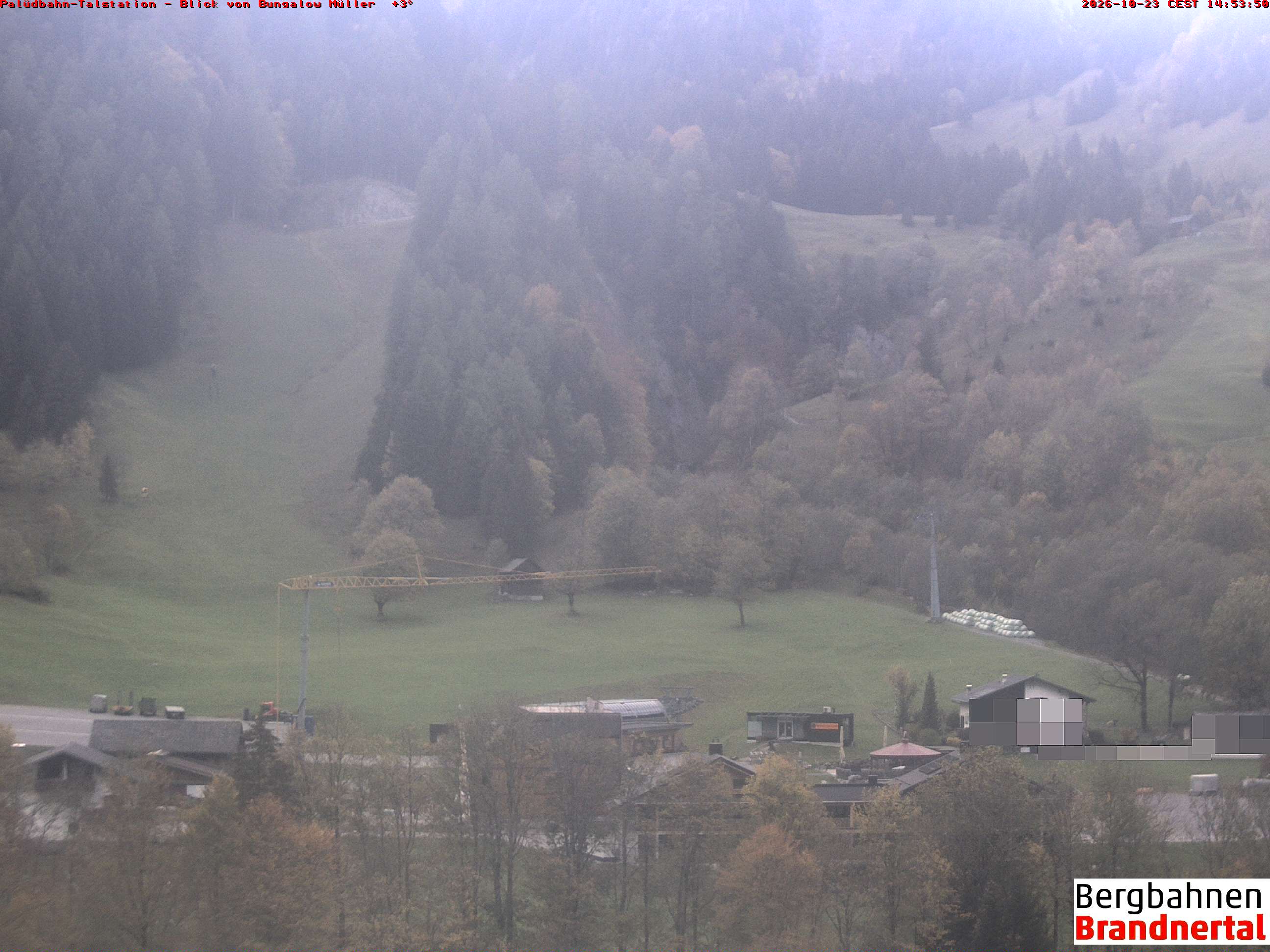 Blick auf Palüdbahn von Bungalow Müller