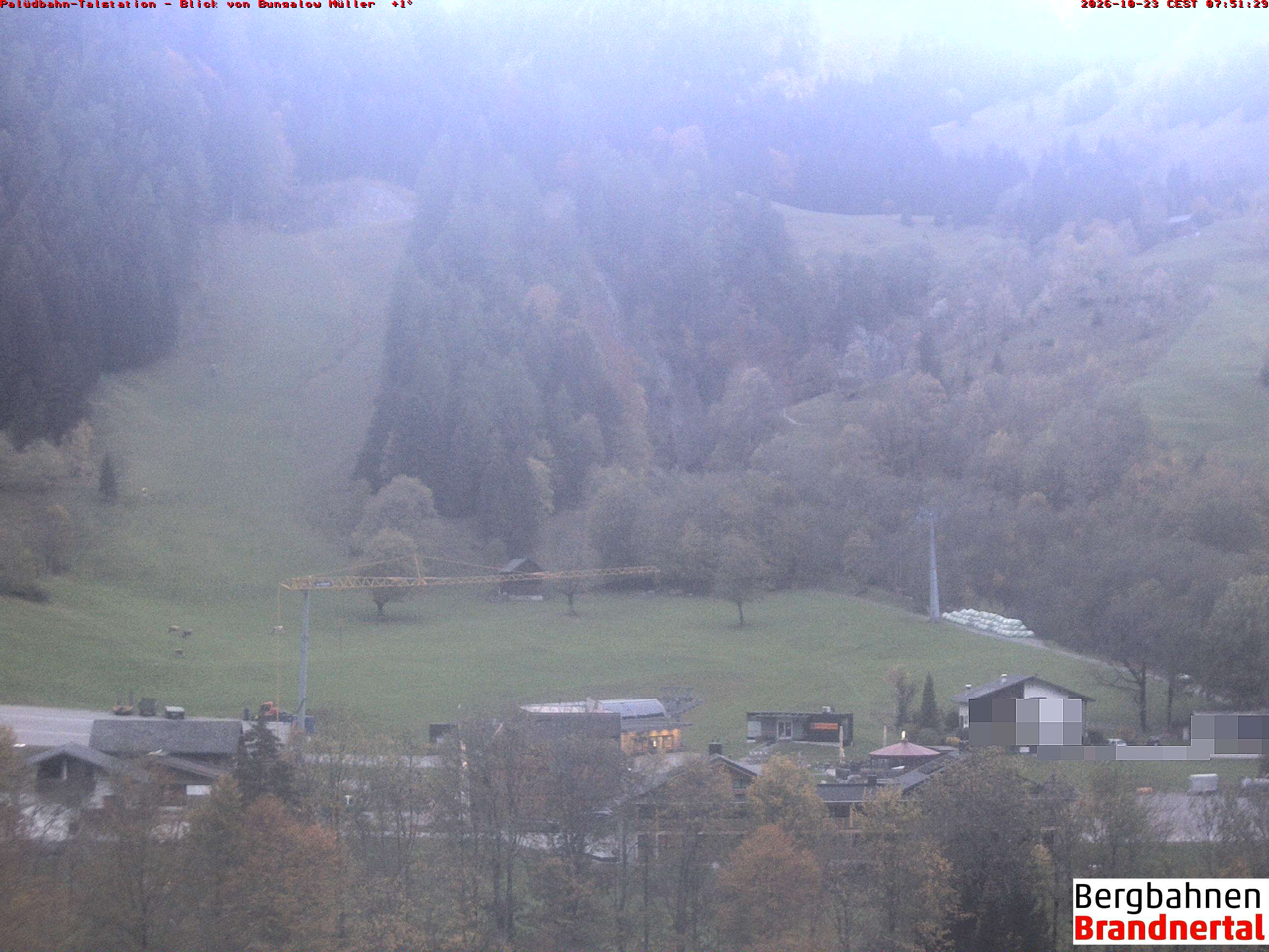 Blick auf Palüdbahn von Bungalow Müller