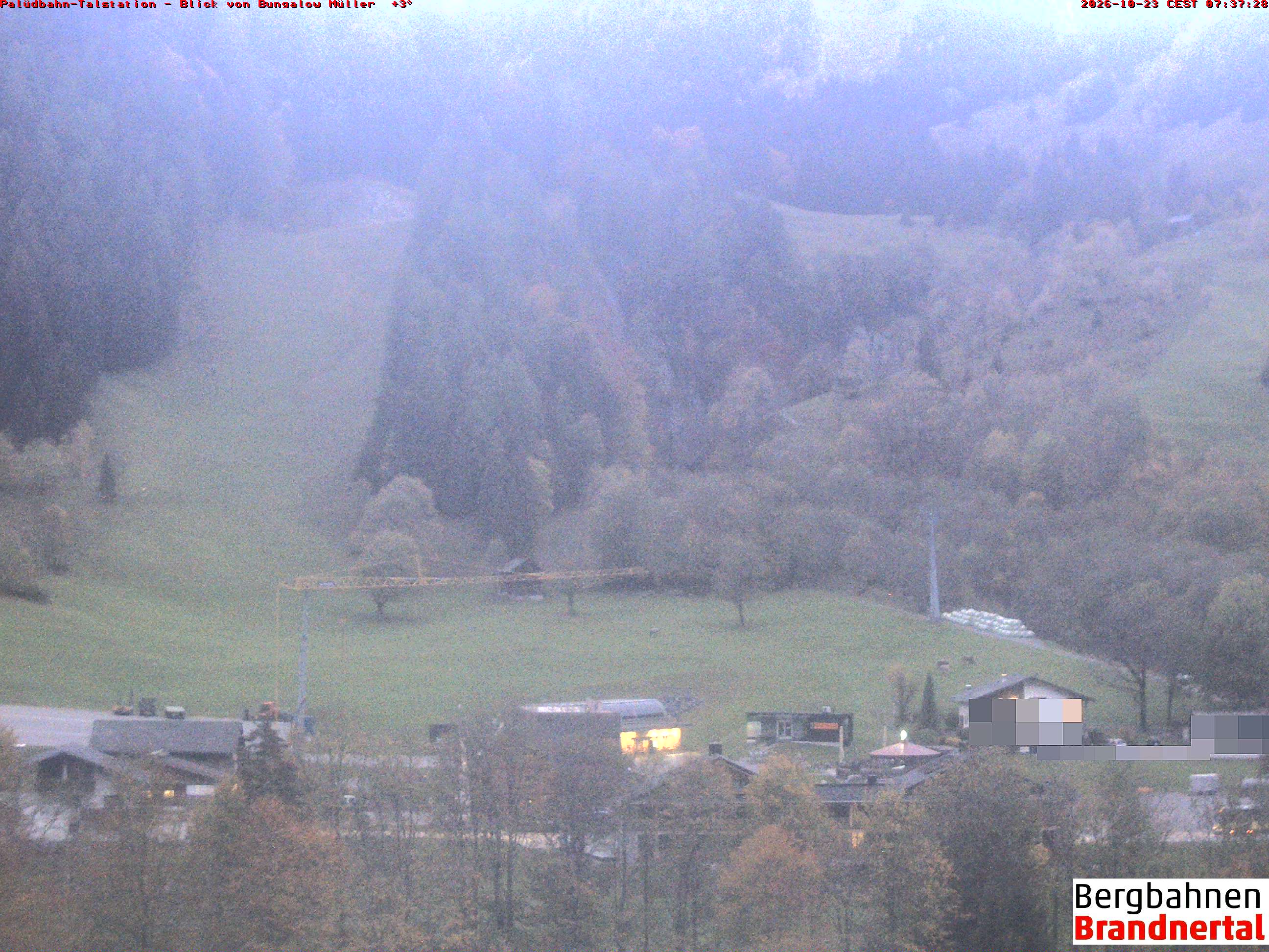 Blick auf Palüdbahn von Bungalow Müller