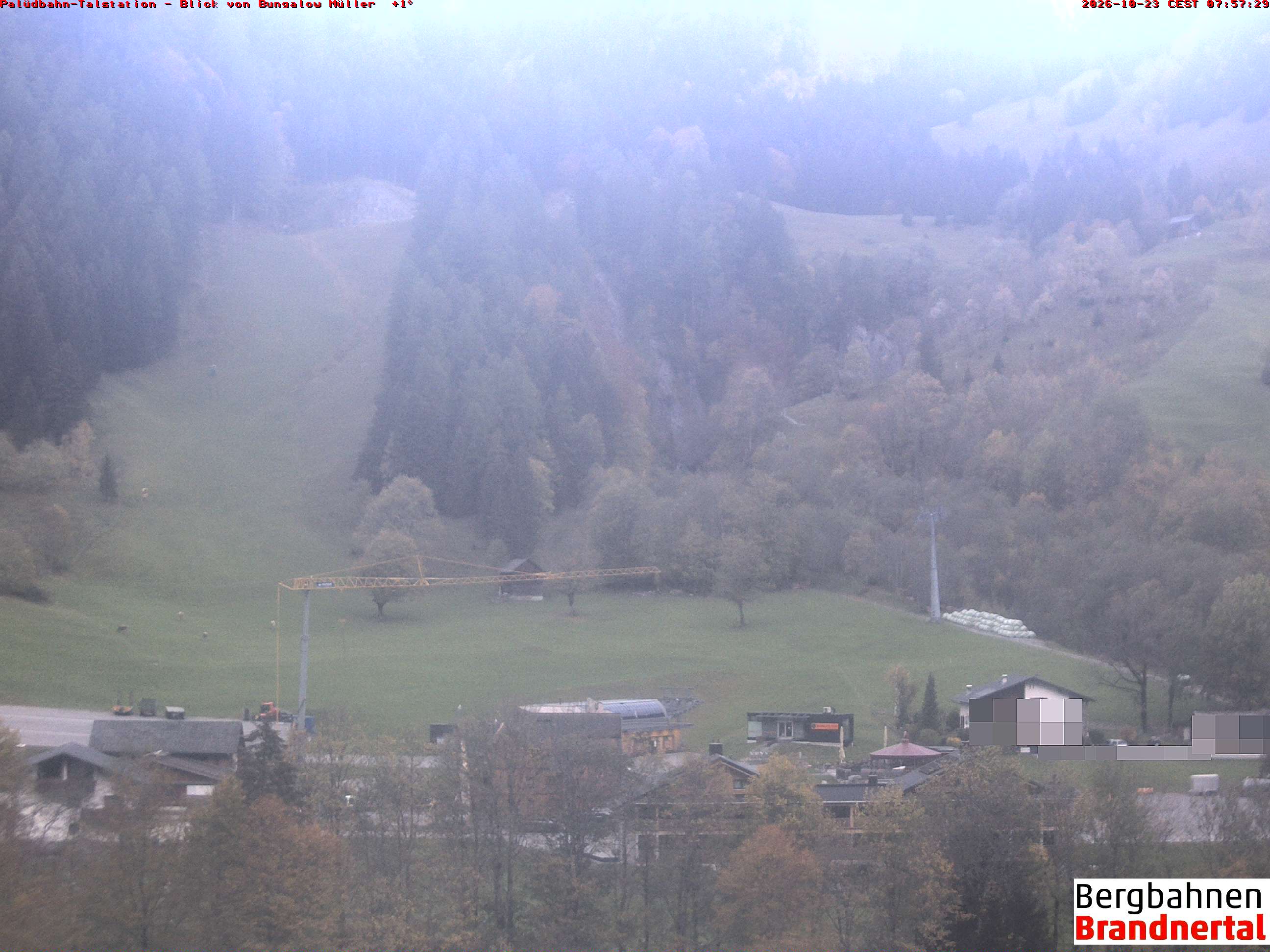 Blick auf Palüdbahn von Bungalow Müller