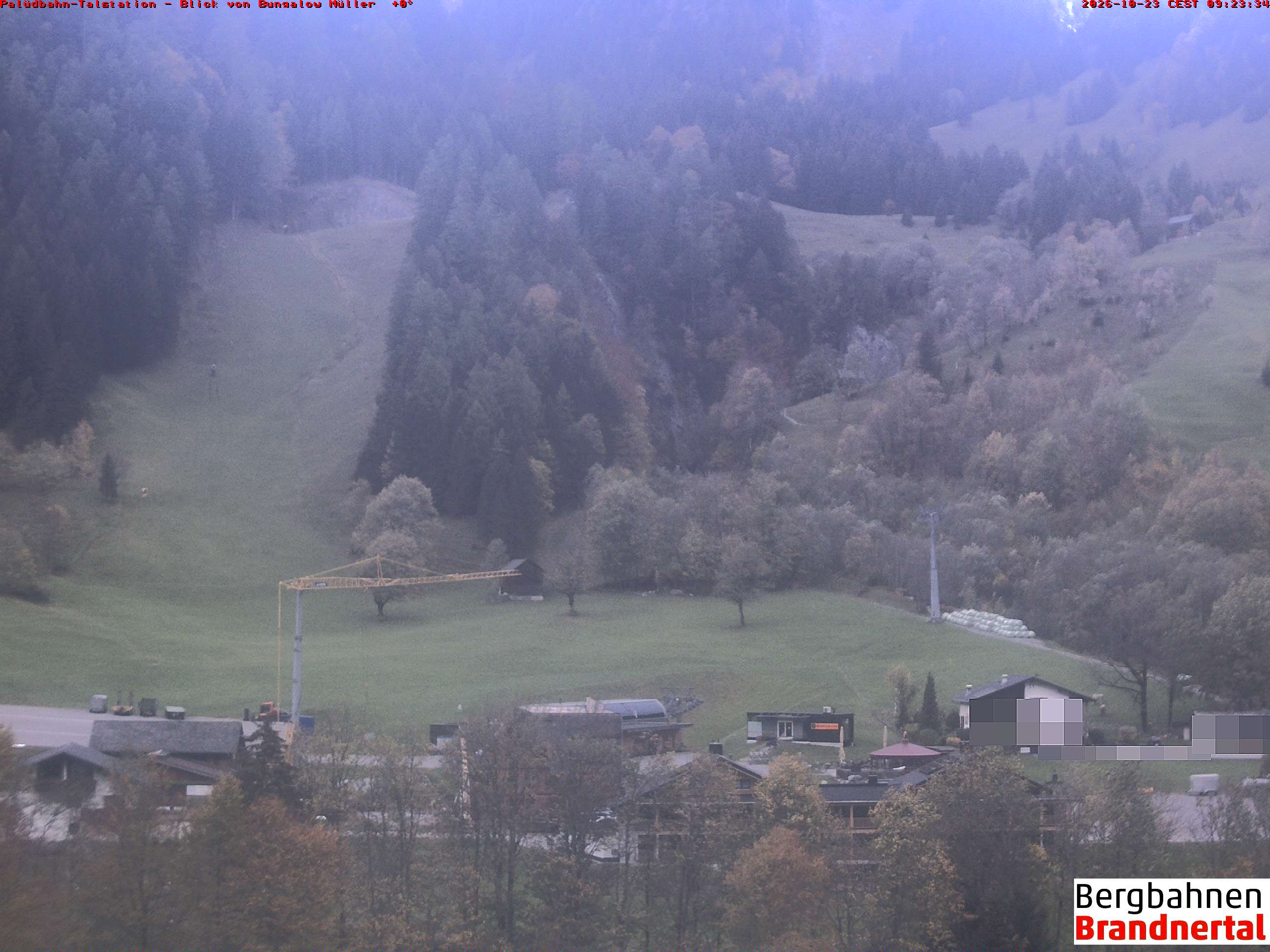 Blick auf Palüdbahn von Bungalow Müller