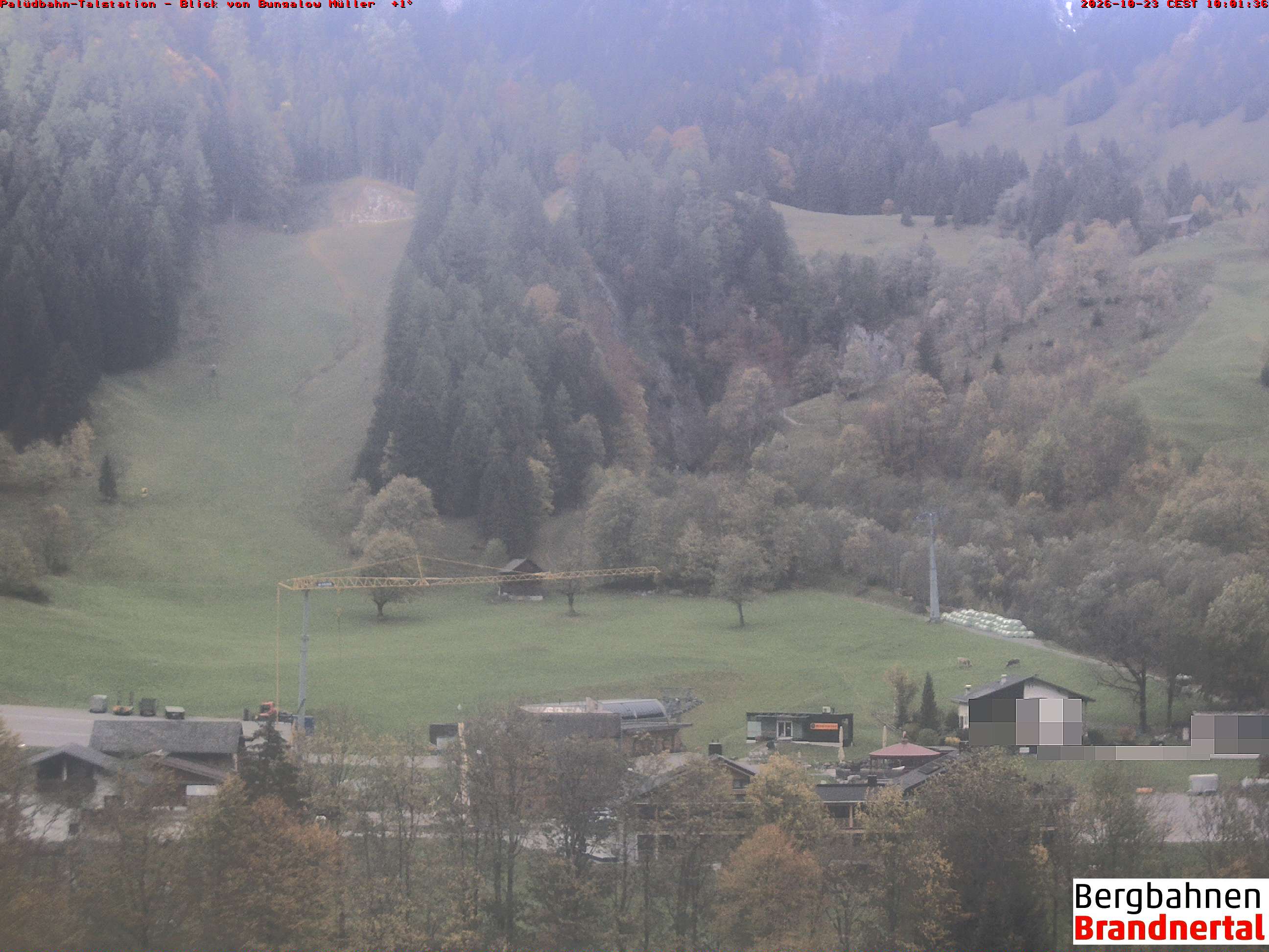 Blick auf Palüdbahn von Bungalow Müller