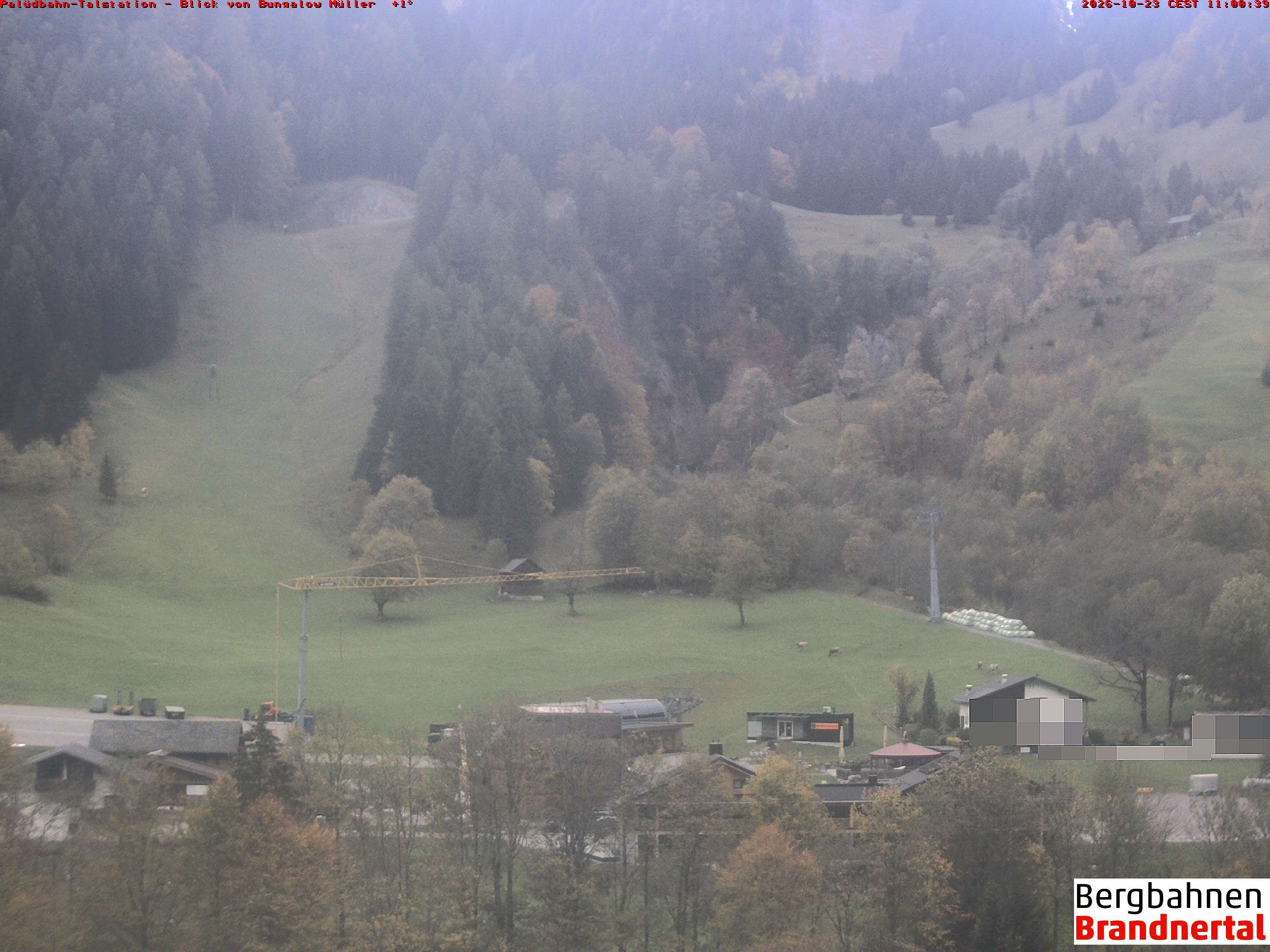 Blick auf Palüdbahn von Bungalow Müller
