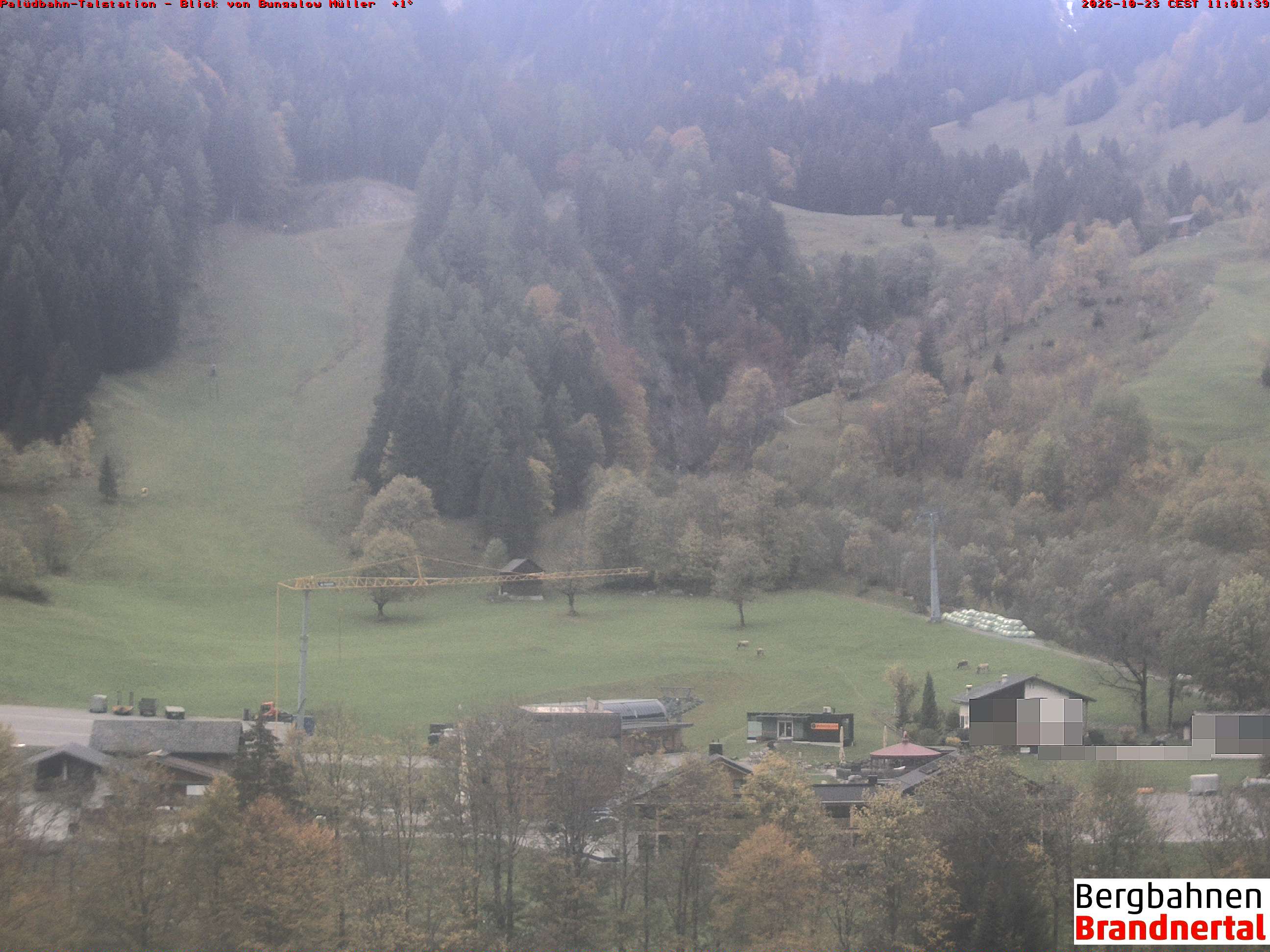 Blick auf Palüdbahn von Bungalow Müller