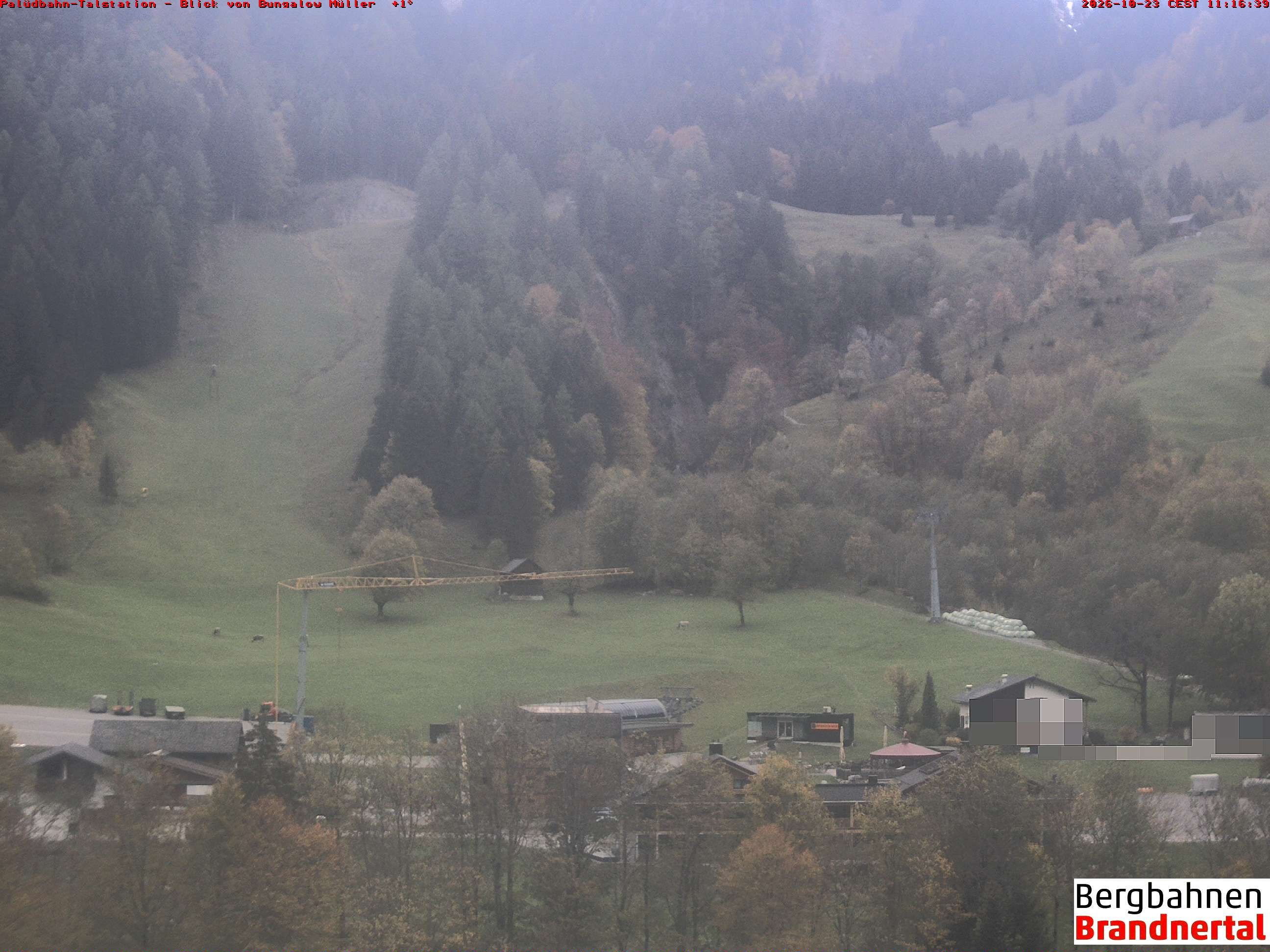 Blick auf Palüdbahn von Bungalow Müller