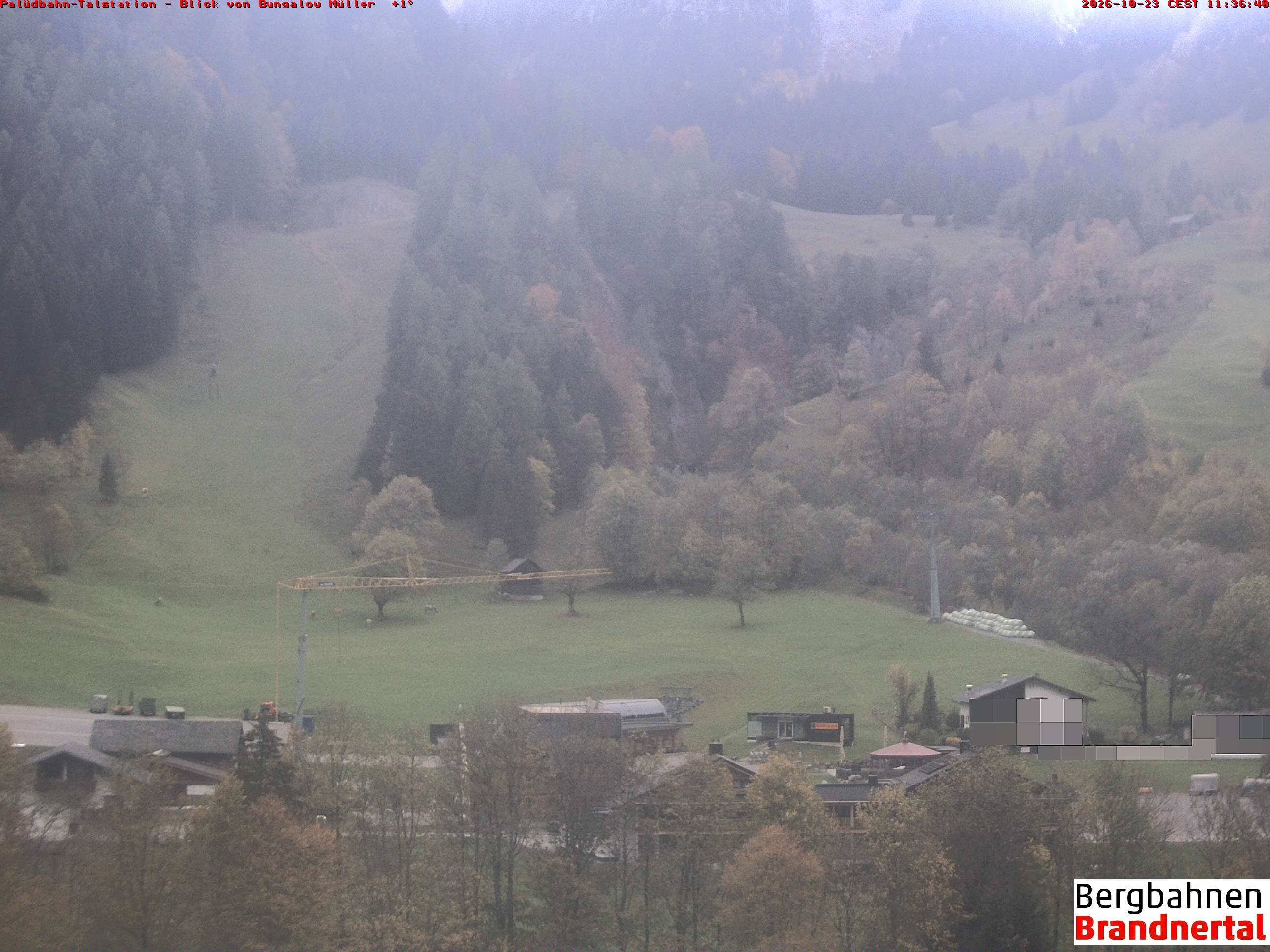 Blick auf Palüdbahn von Bungalow Müller