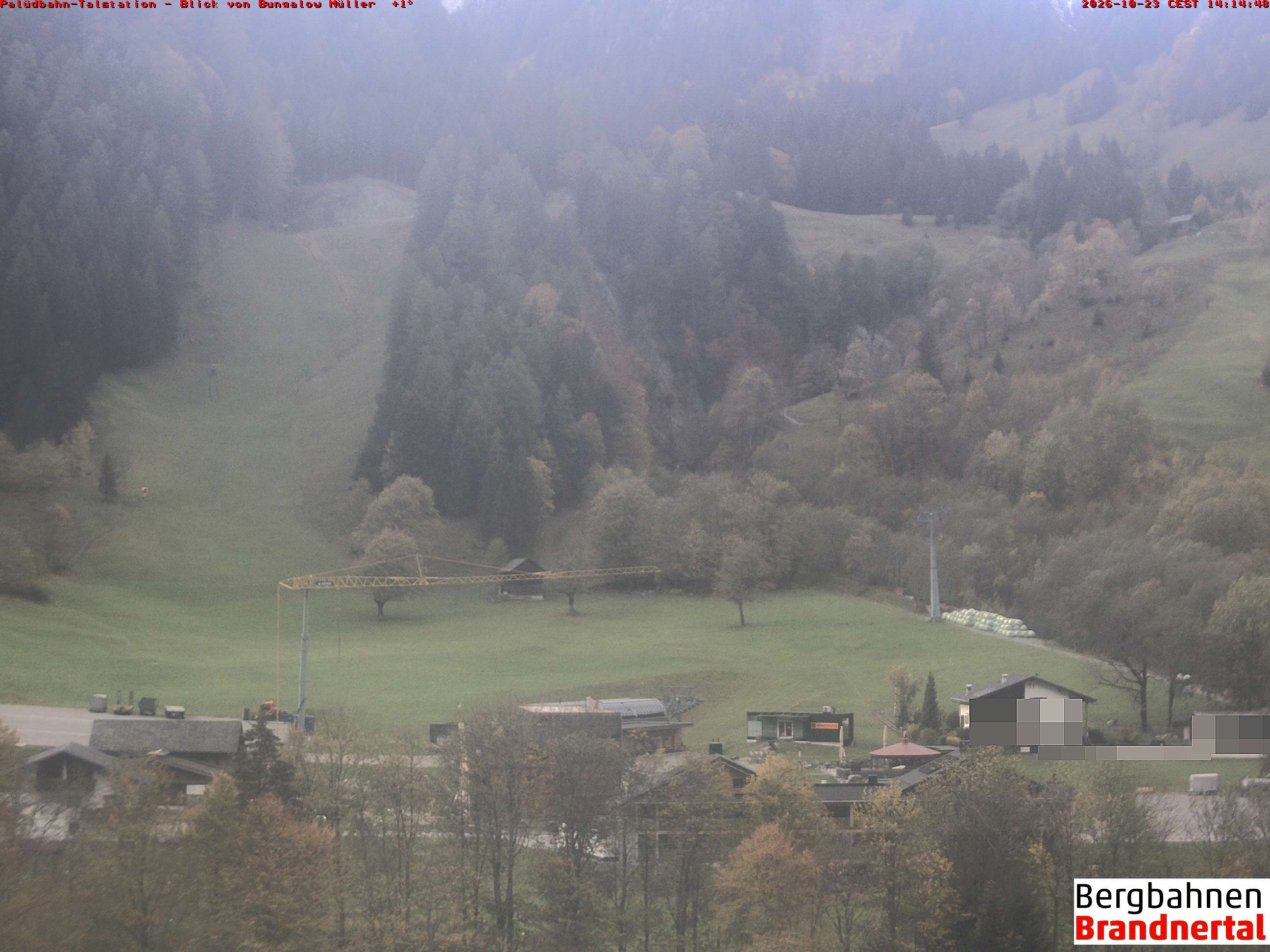 Blick auf Palüdbahn von Bungalow Müller