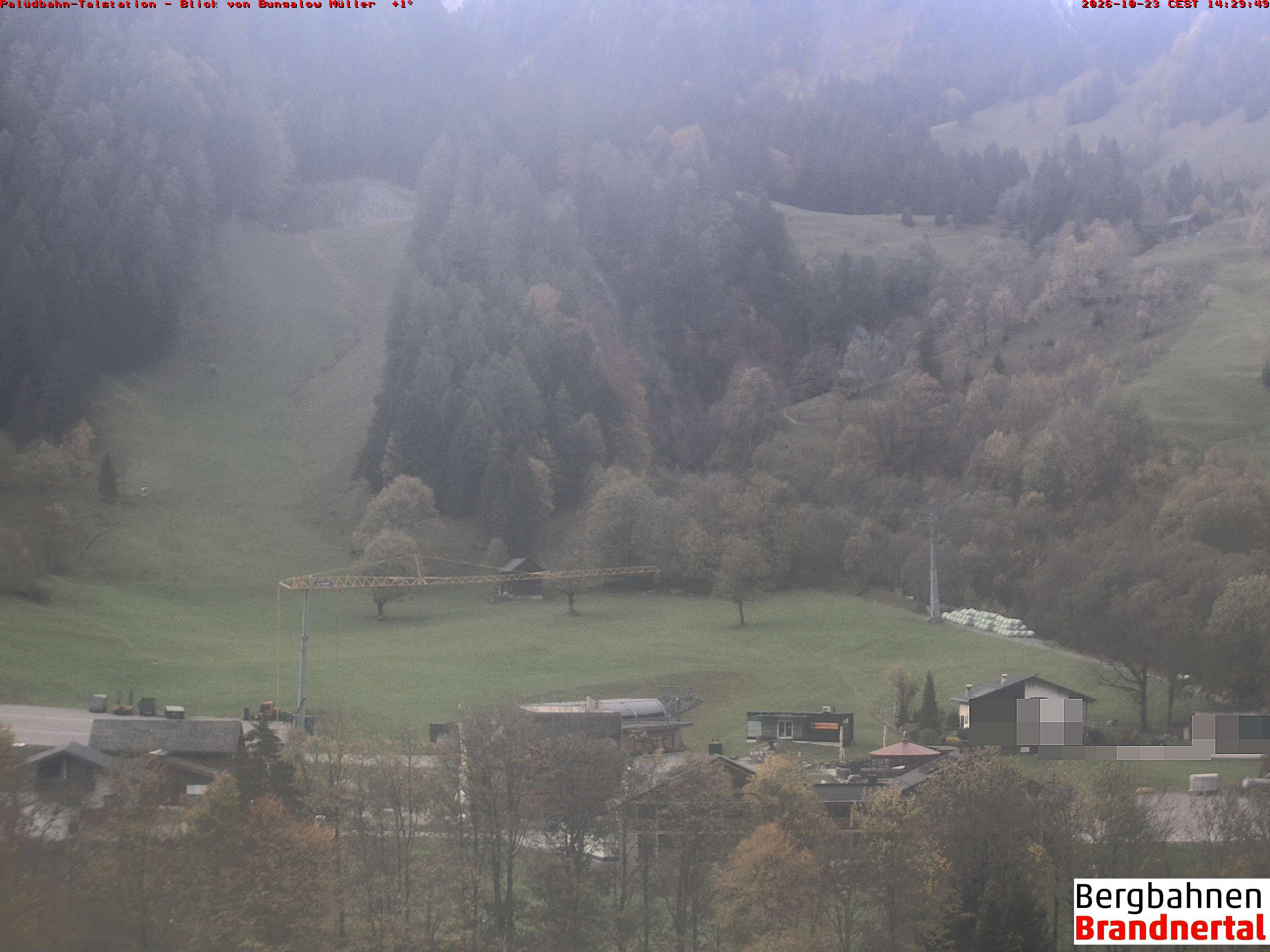 Blick auf Palüdbahn von Bungalow Müller