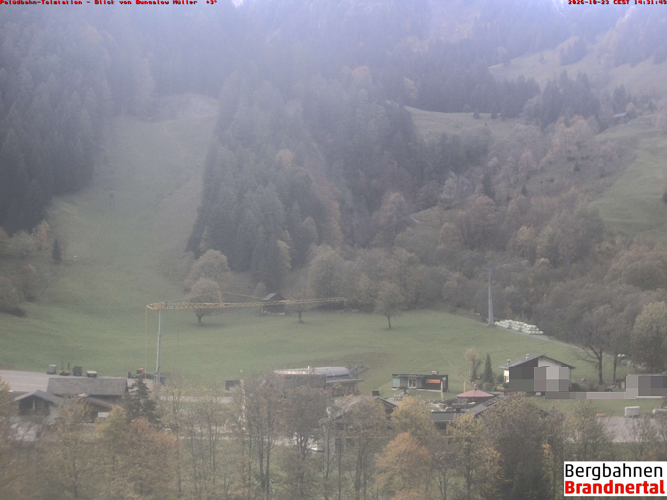 Blick auf Palüdbahn von Bungalow Müller