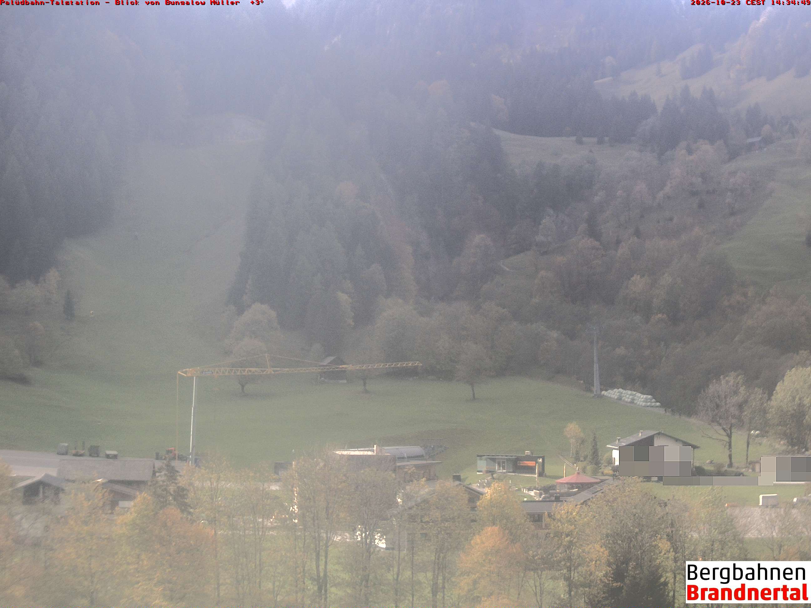 Blick auf Palüdbahn von Bungalow Müller