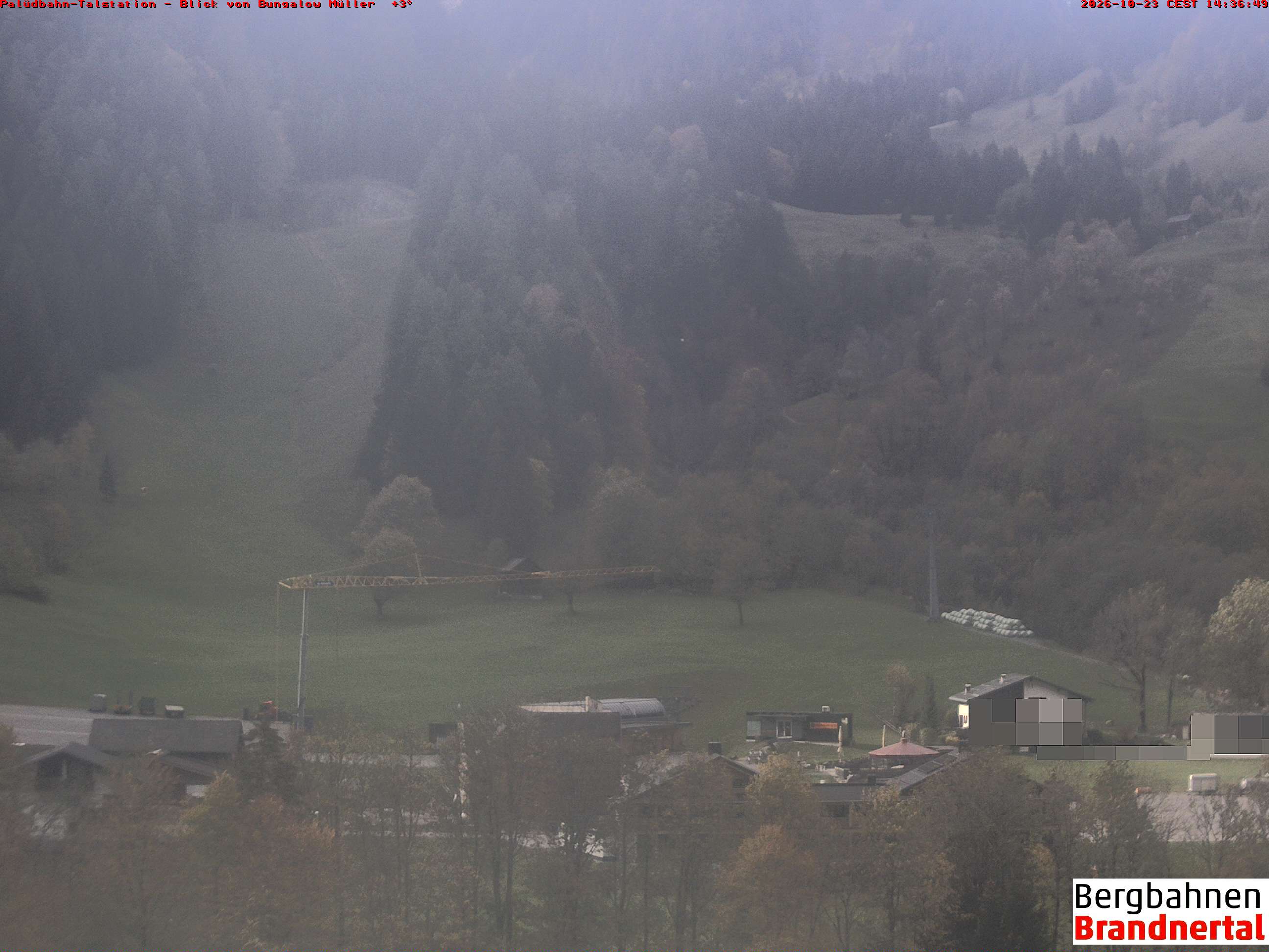 Blick auf Palüdbahn von Bungalow Müller