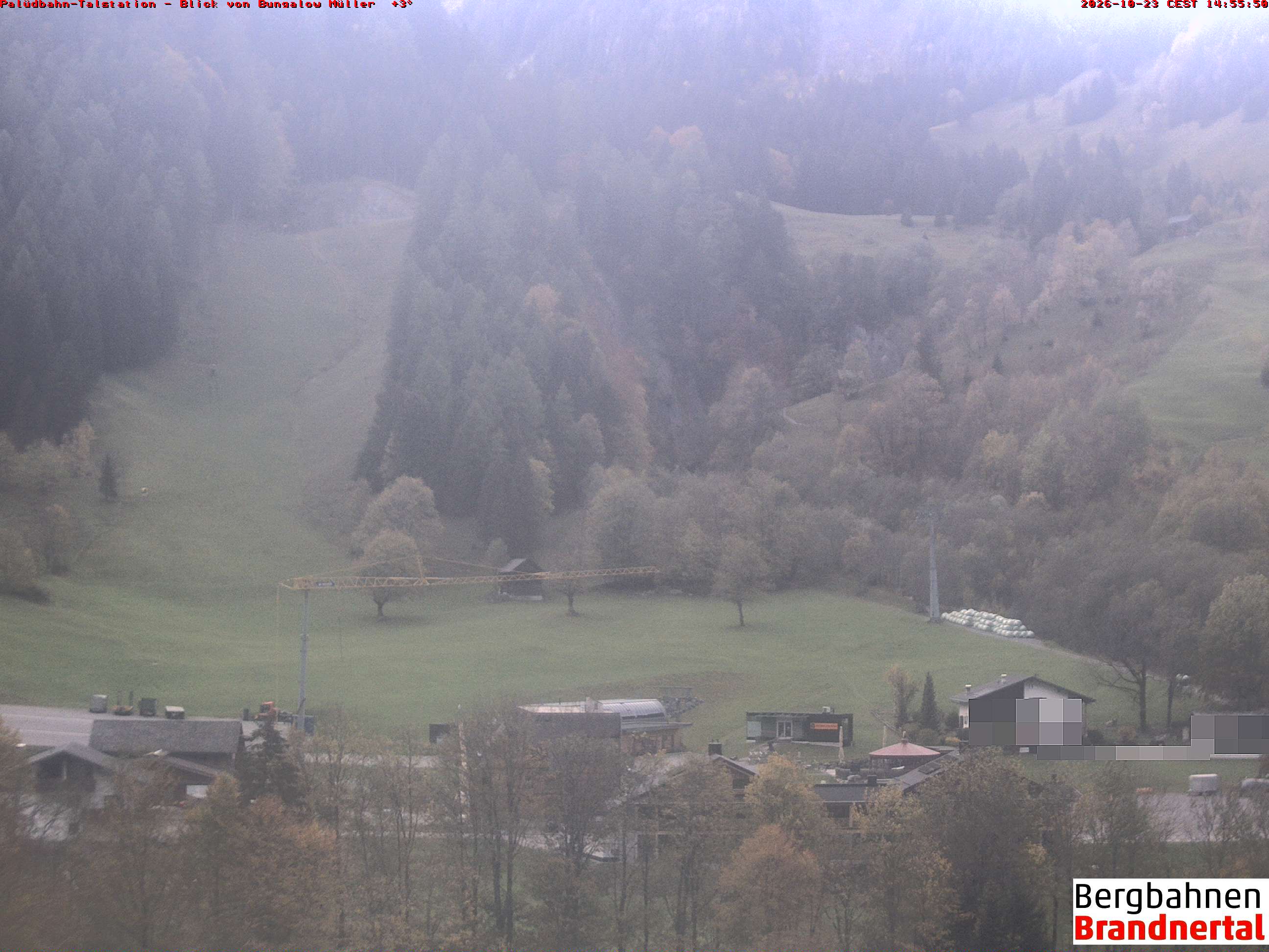 Blick auf Palüdbahn von Bungalow Müller