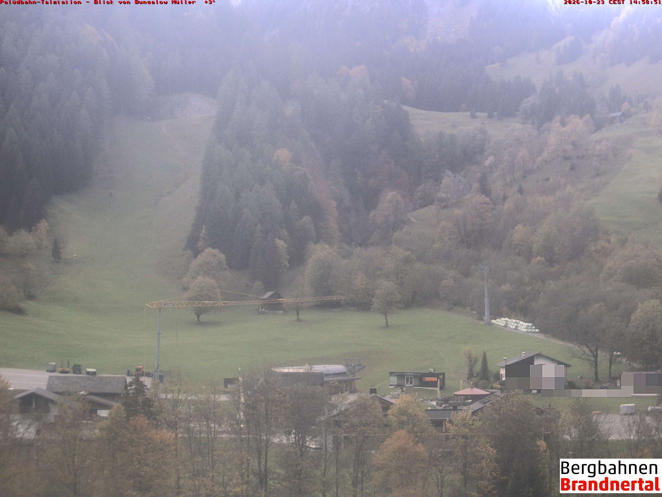 Blick auf Palüdbahn von Bungalow Müller